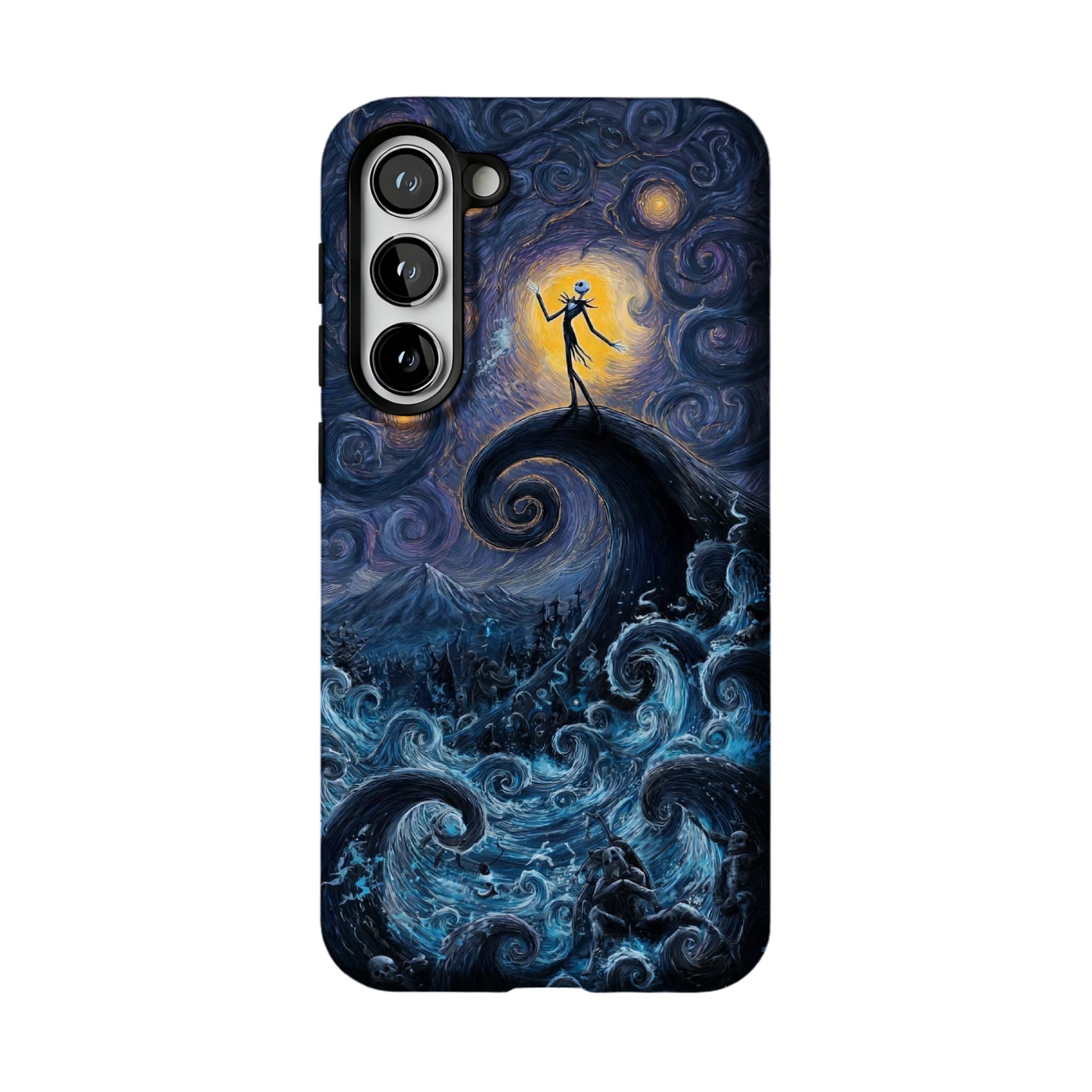 Starry Night Fantasy | Jack Skellington Gothic Halloween iPhone Case