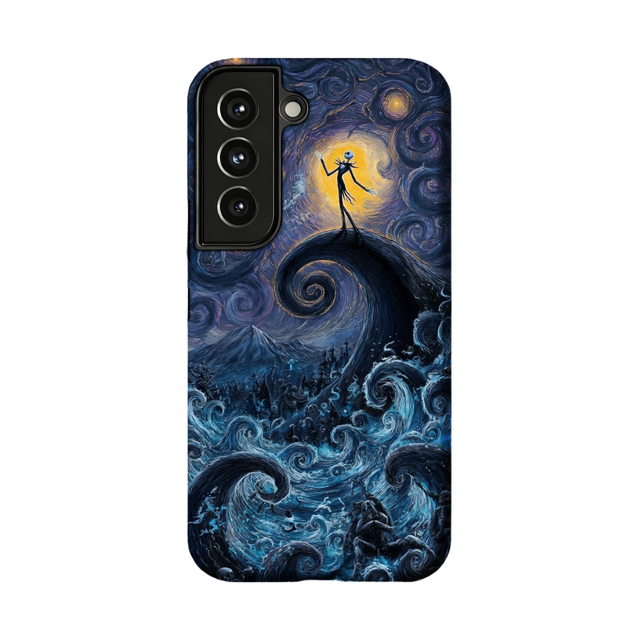Starry Night Fantasy | Jack Skellington Gothic Halloween iPhone Case