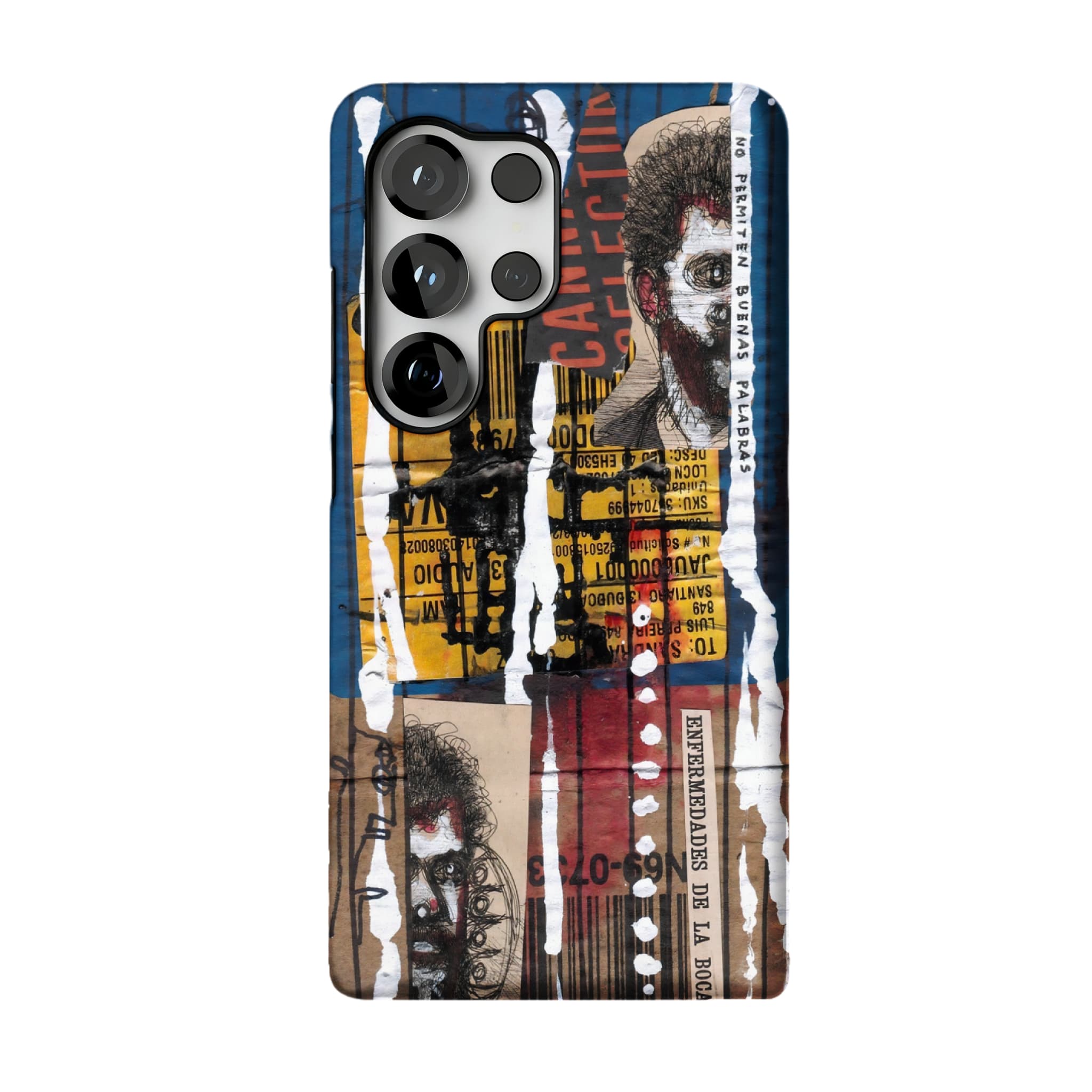 Grunge Collage Phone Case | Street Art Aesthetic Shockproof Case for Samsung & iPhone