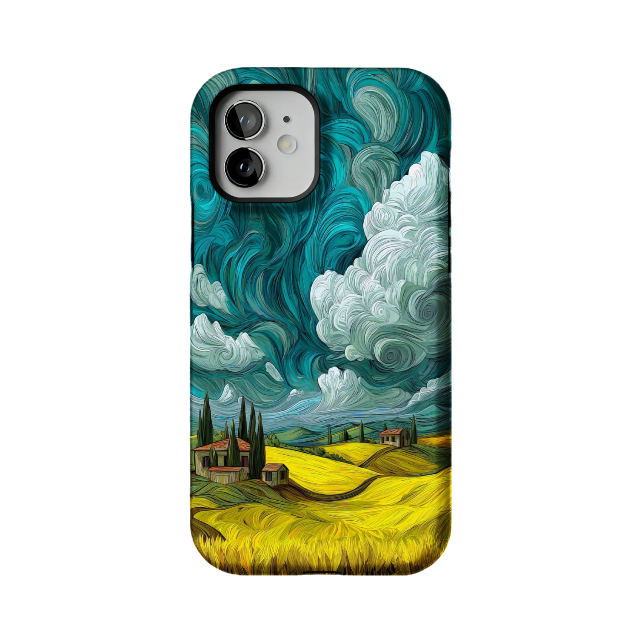 Tuscan Van Gogh Style Phone Case, Anti-Slip Cover for iPhone
