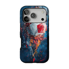 Soccer Ball Graffiti Phone Case, Abstract Sports Cover for iPhone