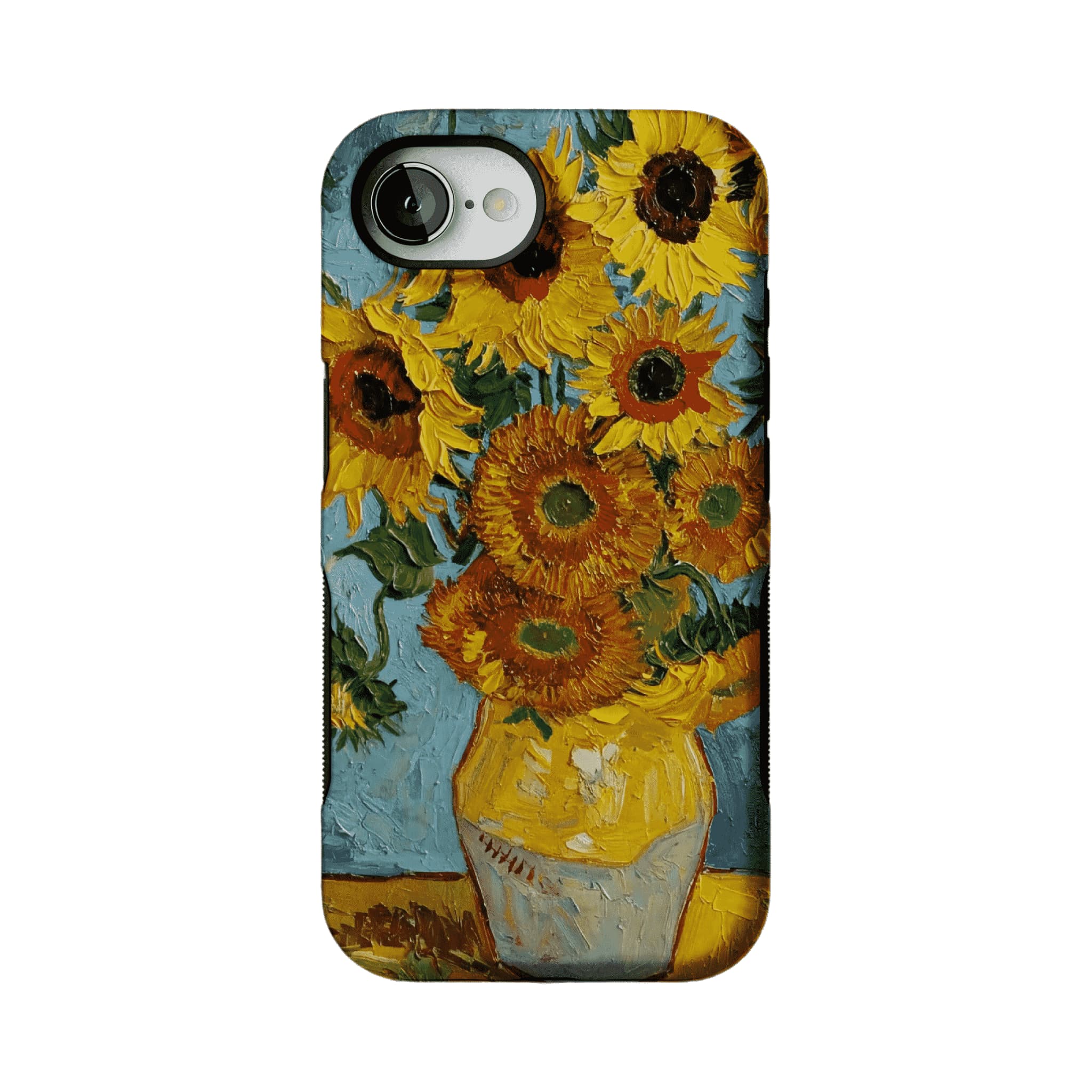 Van Gogh Sunflowers Impasto Oil Painting Phone Case, Classic Art iPhone Cover