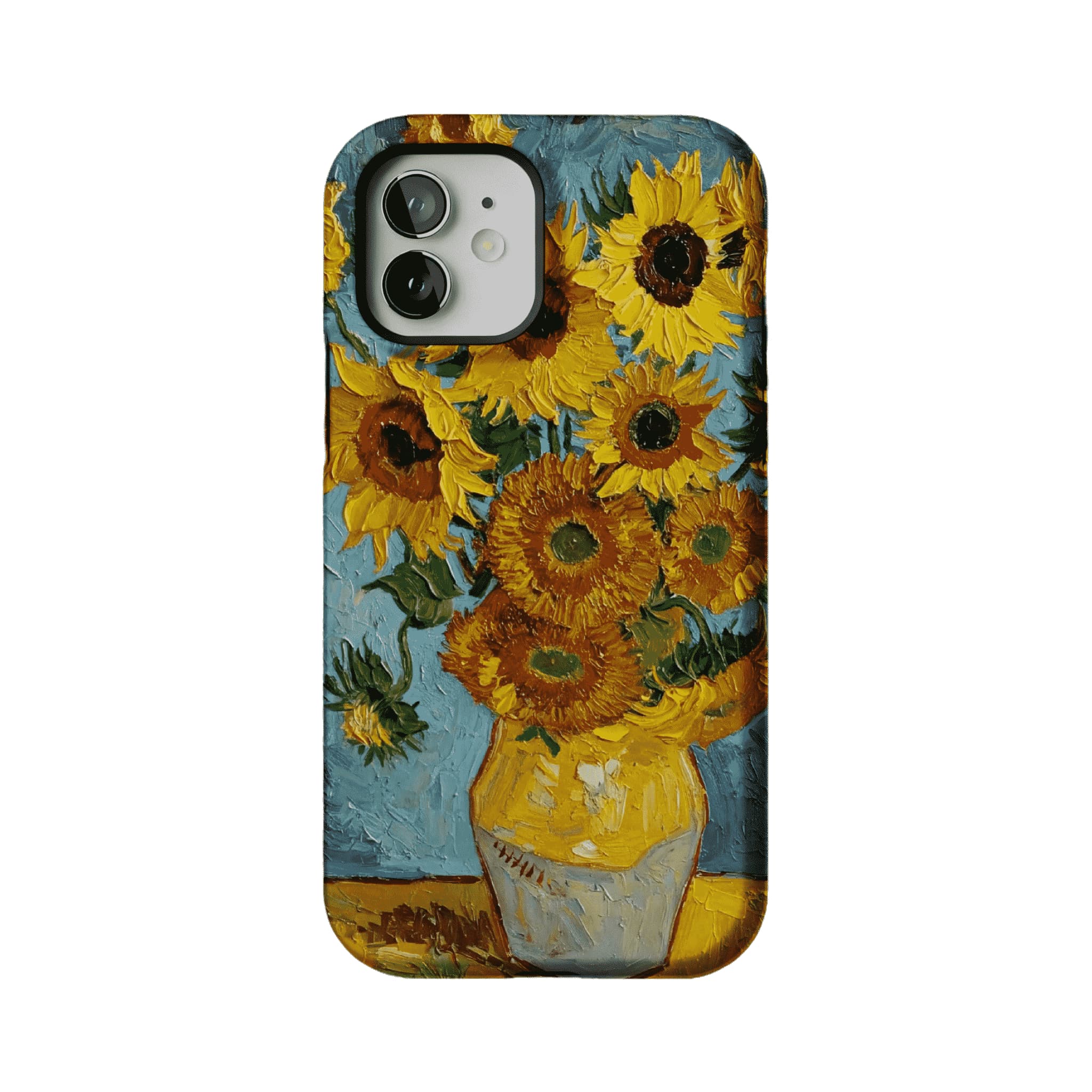 Van Gogh Sunflowers Impasto Oil Painting Phone Case, Classic Art iPhone Cover