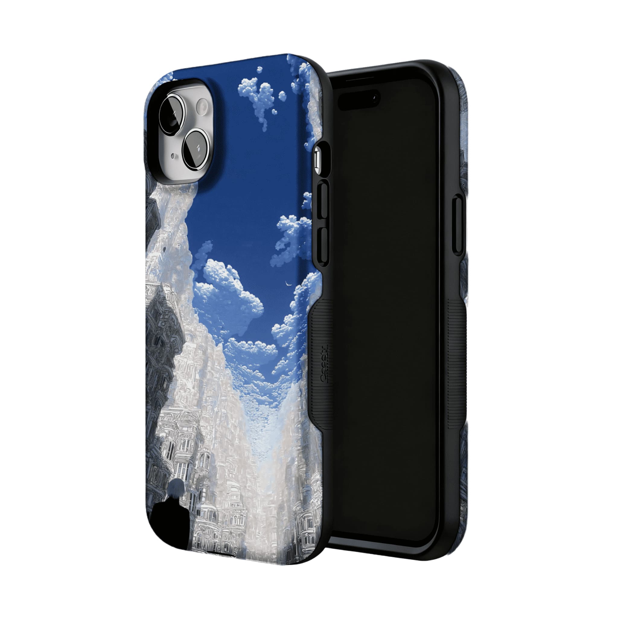 Surreal Fantasy Sky City Architecture Art iPhone Protective Cover