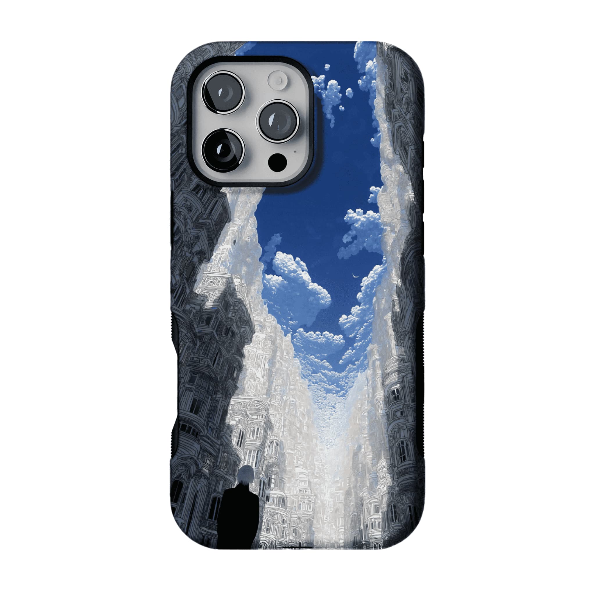 Surreal Fantasy Sky City Architecture Art iPhone Protective Cover