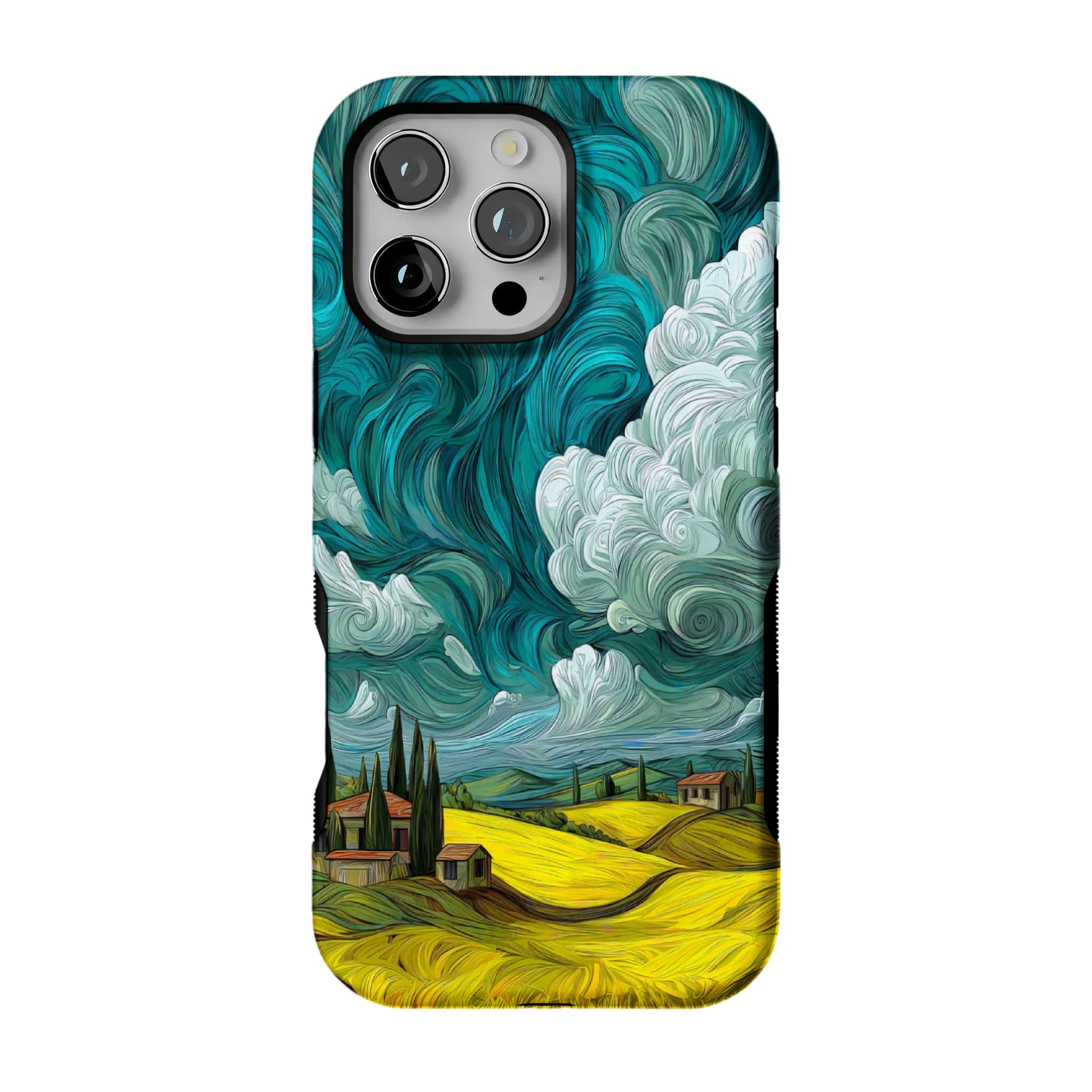 Tuscan Van Gogh Style Phone Case, Anti-Slip Cover for iPhone