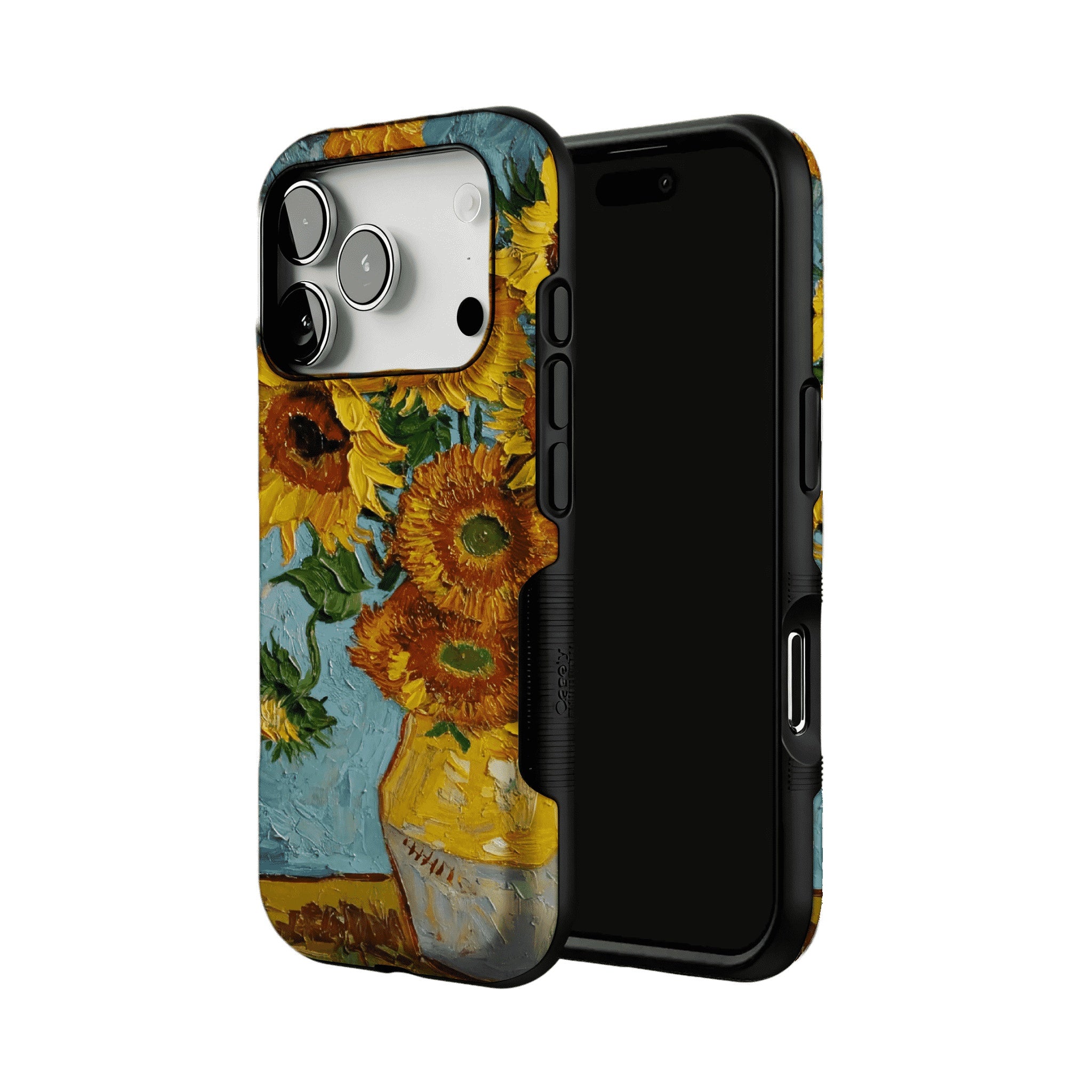 Van Gogh Sunflowers Impasto Oil Painting Phone Case, Classic Art iPhone Cover