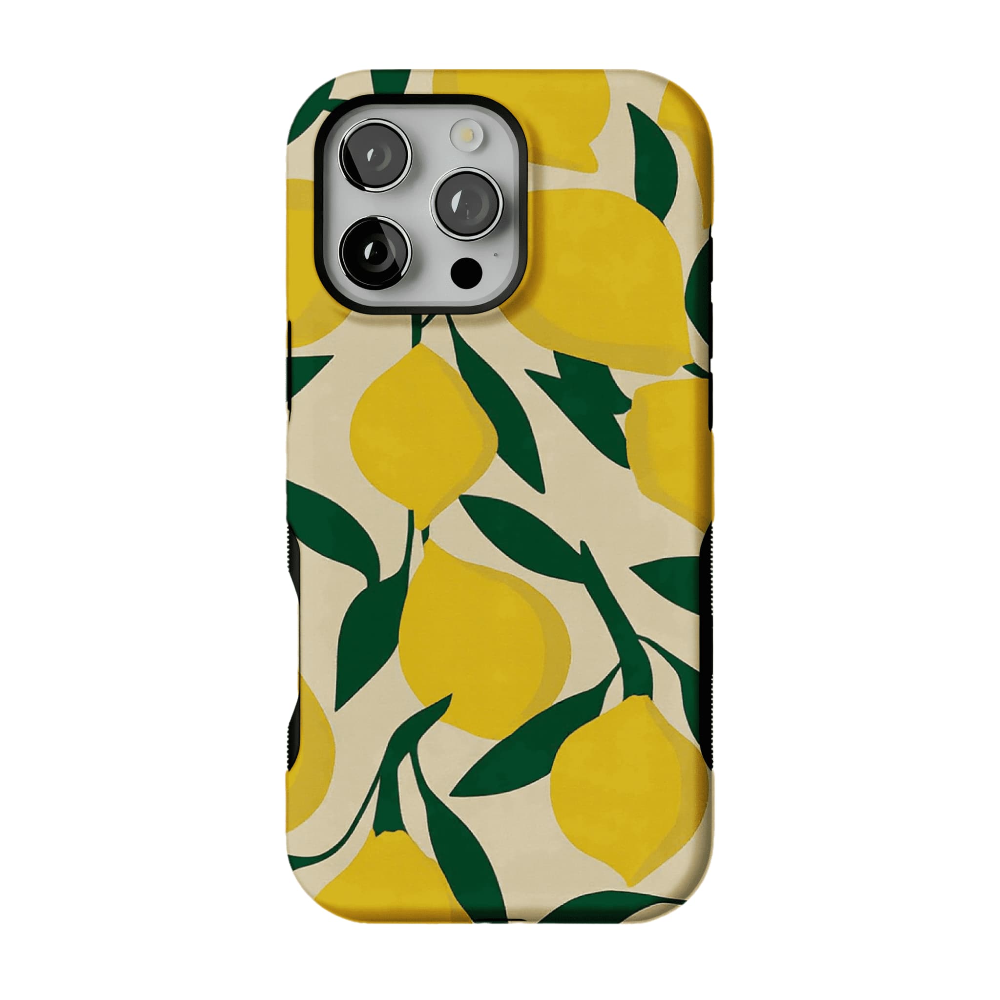 Summer Citrus Fruit Cream Base Shockproof Anti-slip iPhone Case