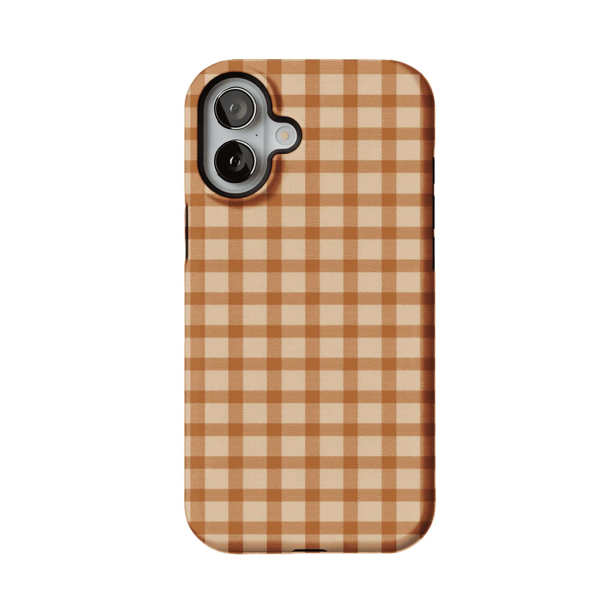 Classic Warm Gingham Plaid Shockproof Anti-slip iPhone Case