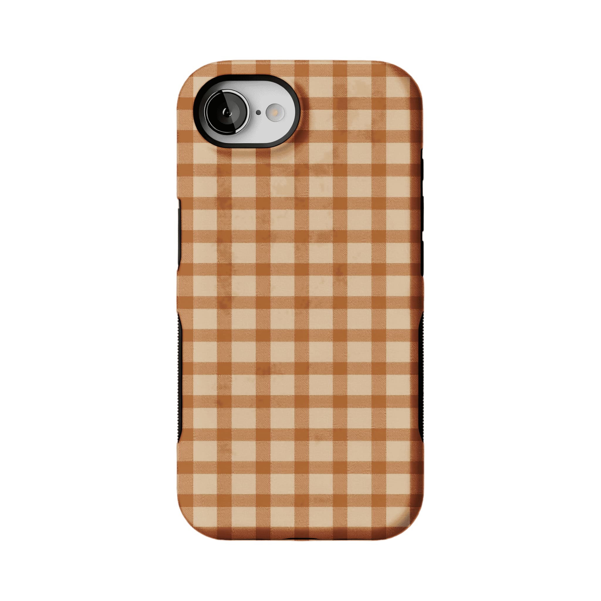 Classic Warm Gingham Plaid Shockproof Anti-slip iPhone Case