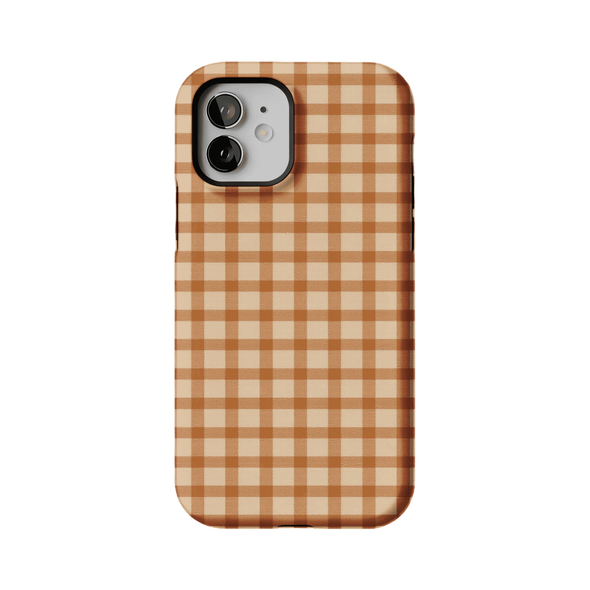 Classic Warm Gingham Plaid Shockproof Anti-slip iPhone Case