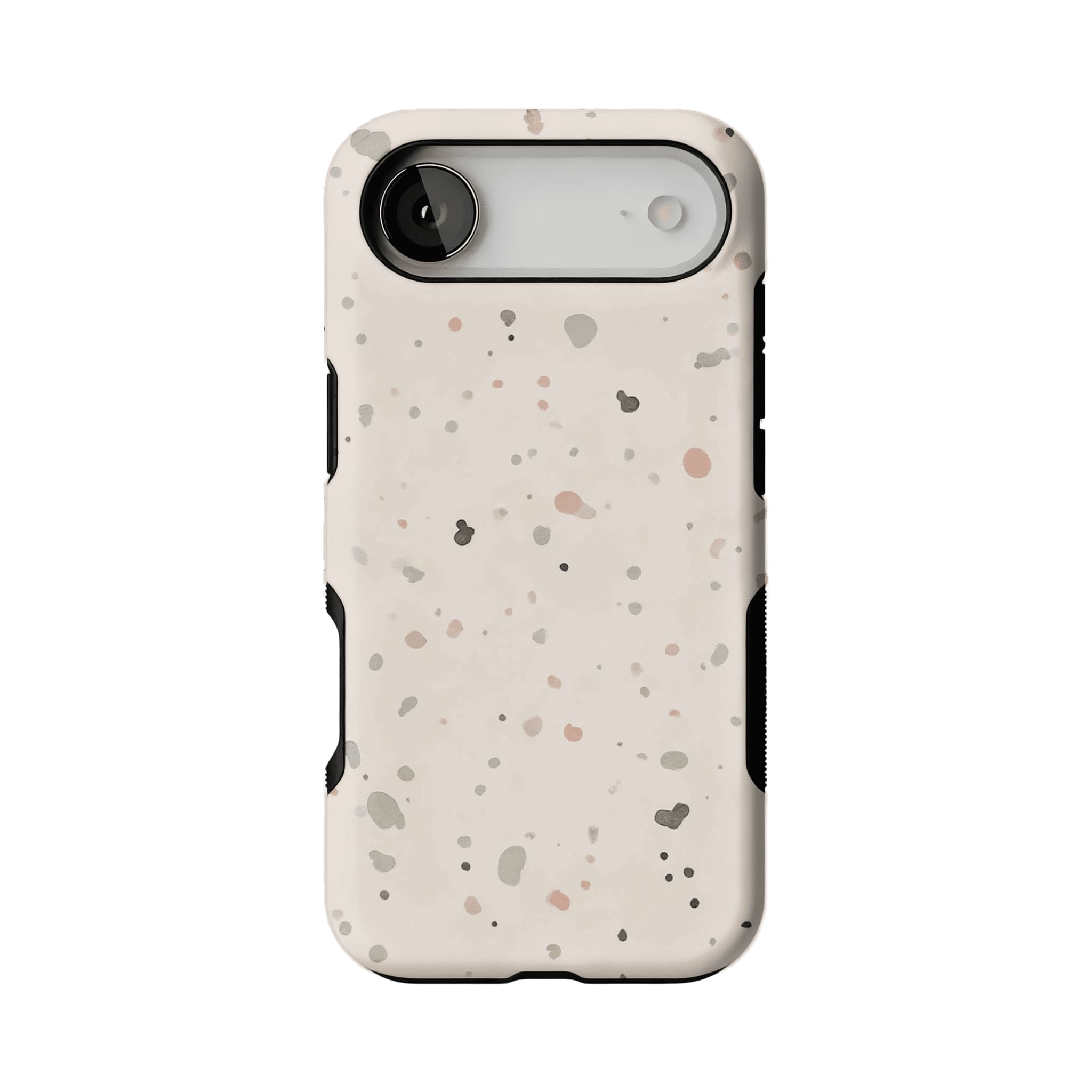 Morandi Neutral Speckle Dot Phone Case, Shockproof Anti-slip iPhone Cover