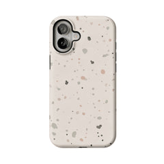Morandi Neutral Speckle Dot Phone Case, Shockproof Anti-slip iPhone Cover