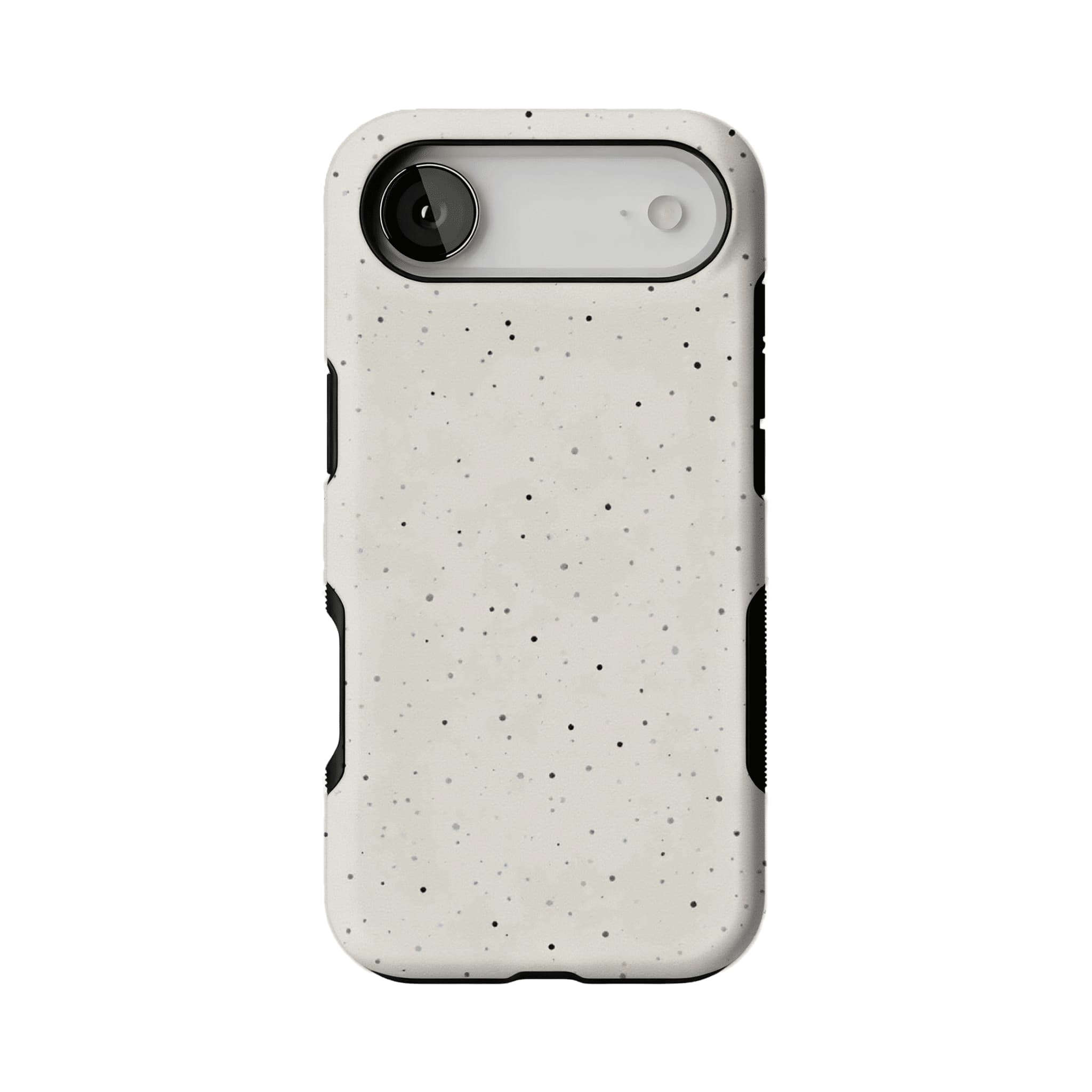 Neutral Monochrome Fine Ink Speckle Modern Minimal iPhone Cover