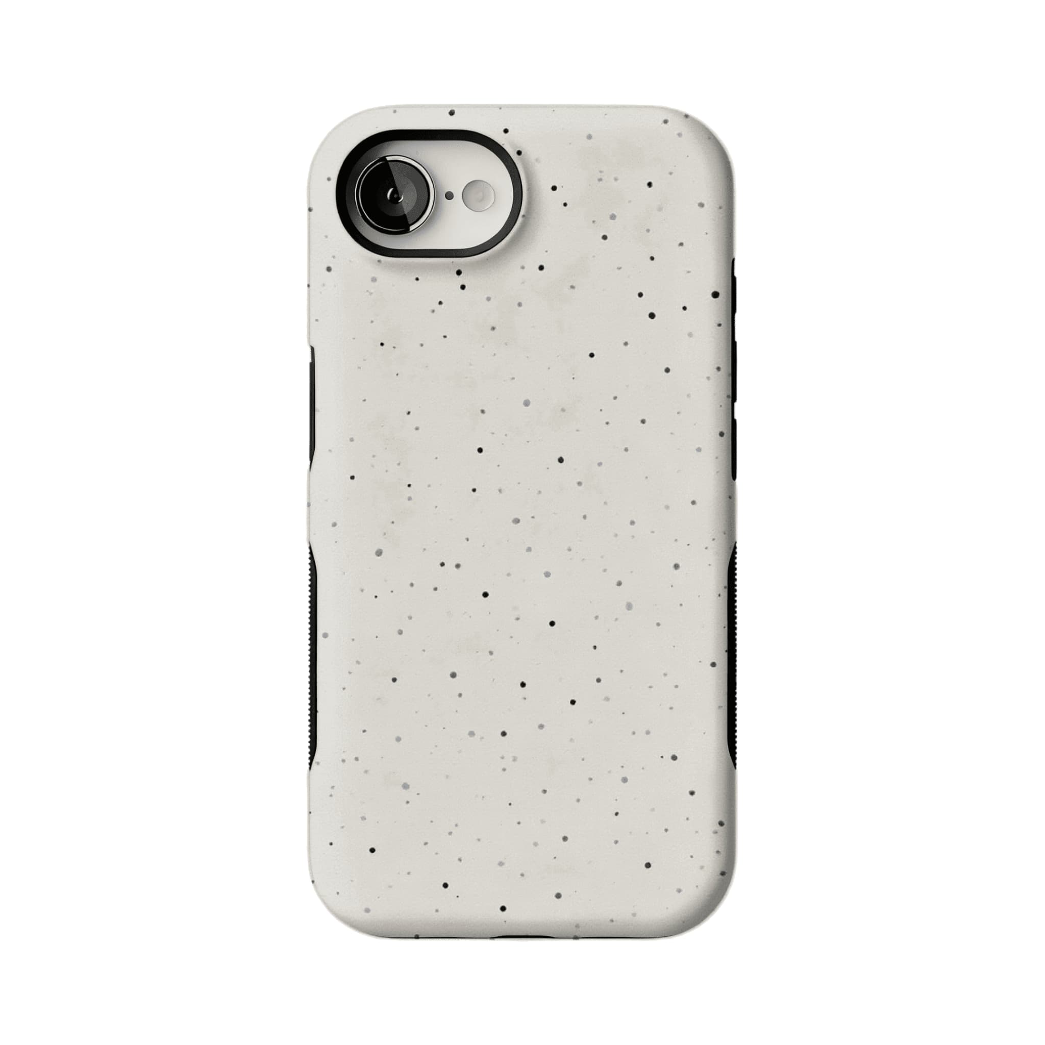 Neutral Monochrome Fine Ink Speckle Modern Minimal iPhone Cover
