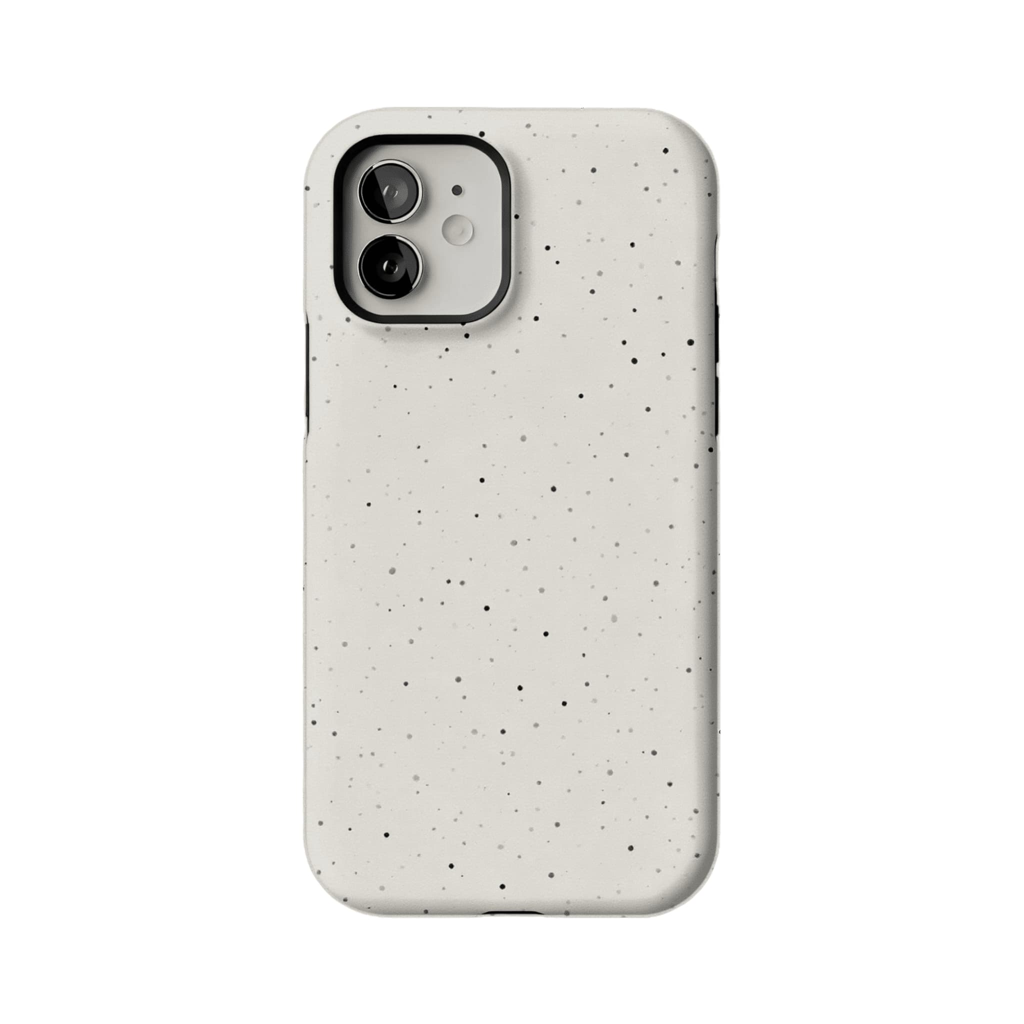 Neutral Monochrome Fine Ink Speckle Modern Minimal iPhone Cover