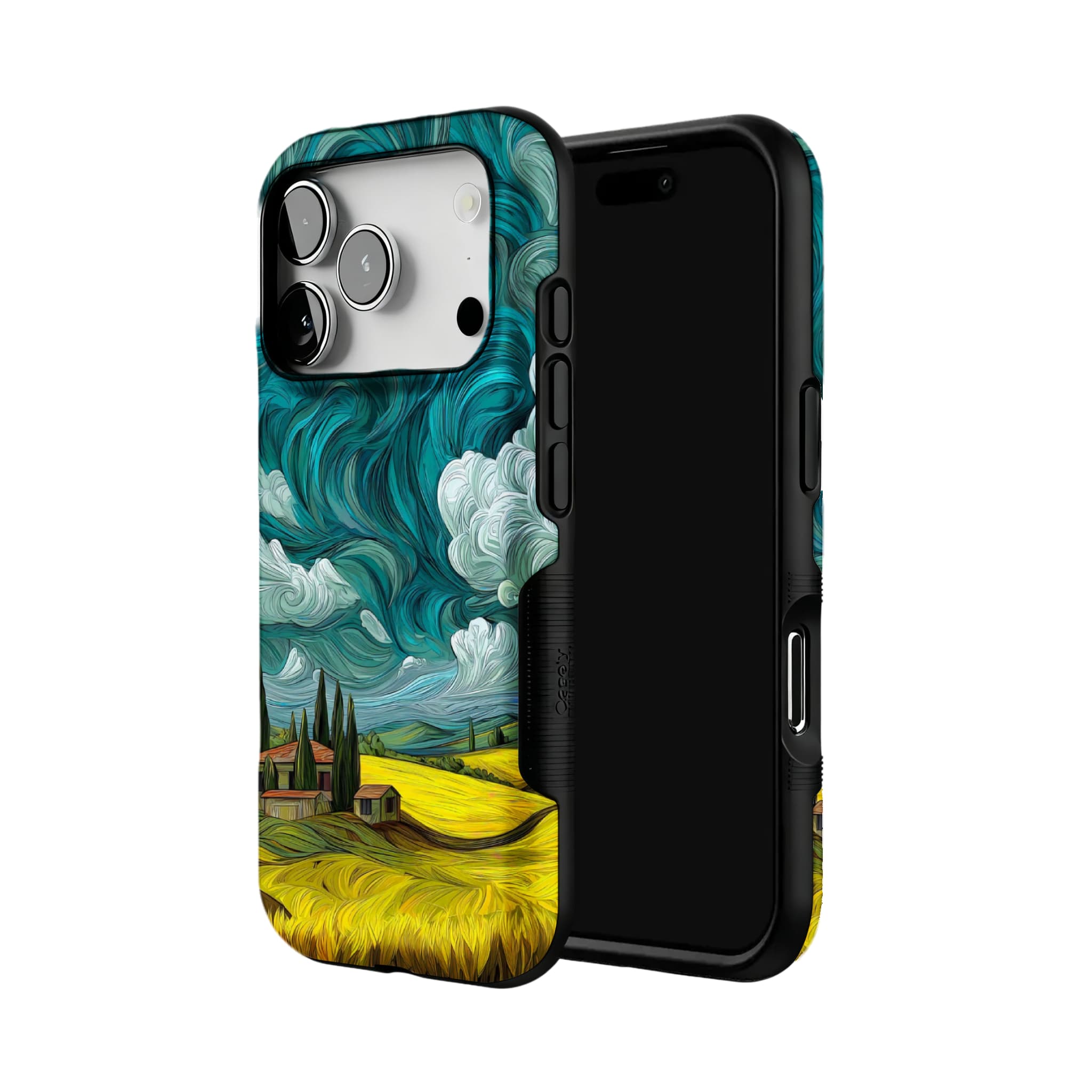 Tuscan Van Gogh Style Phone Case, Anti-Slip Cover for iPhone