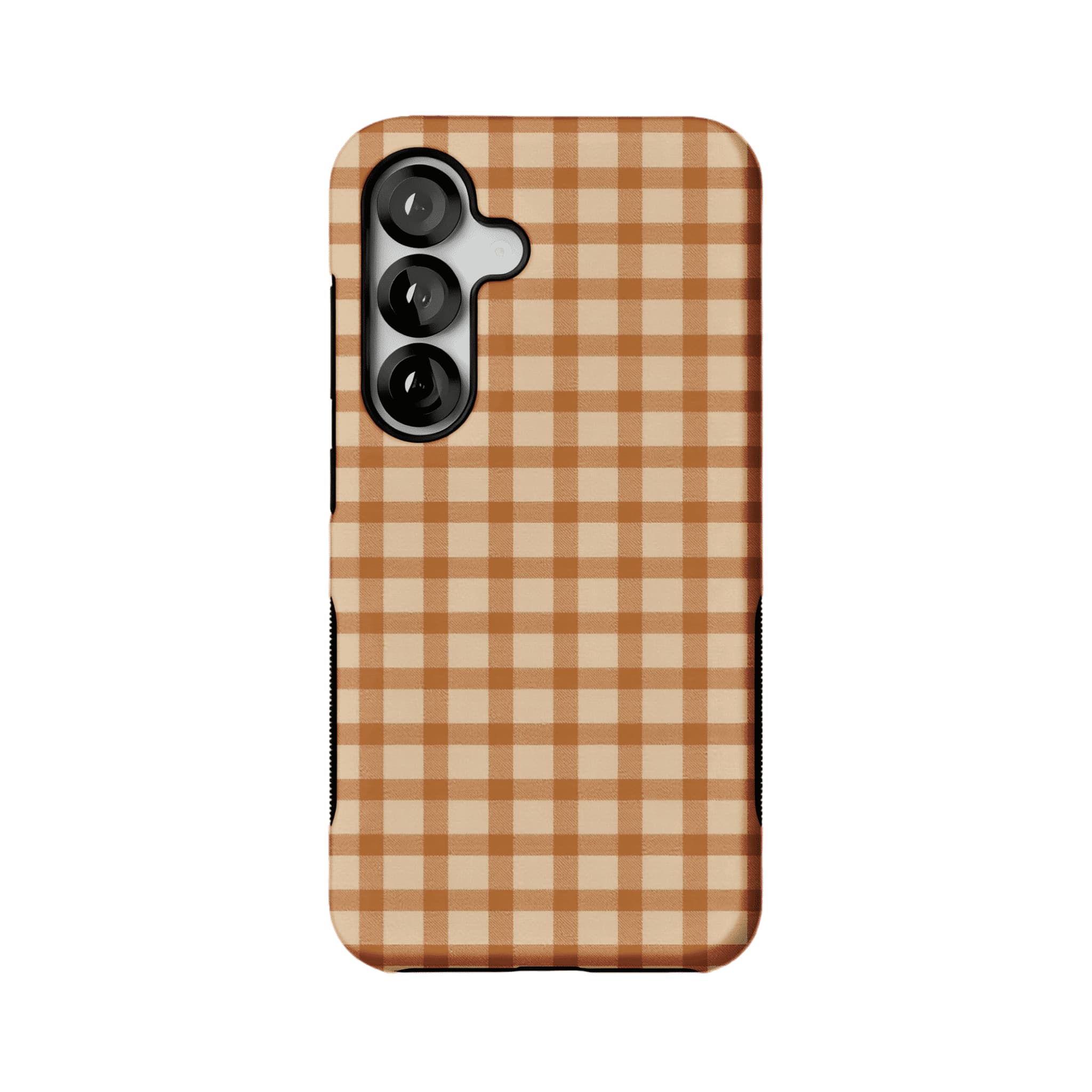 Classic Warm Gingham Plaid Shockproof Anti-slip iPhone Case
