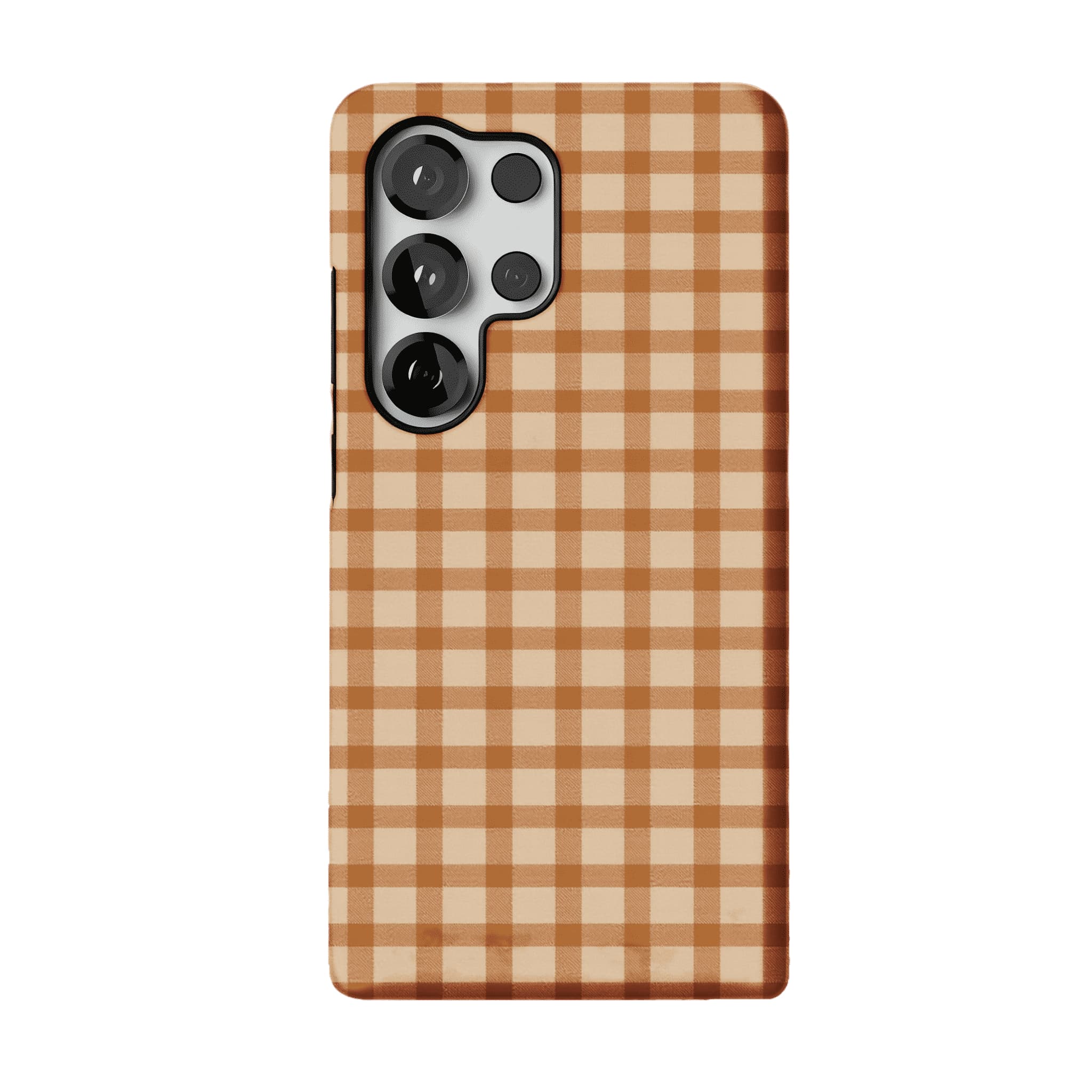 Classic Warm Gingham Plaid Shockproof Anti-slip iPhone Case