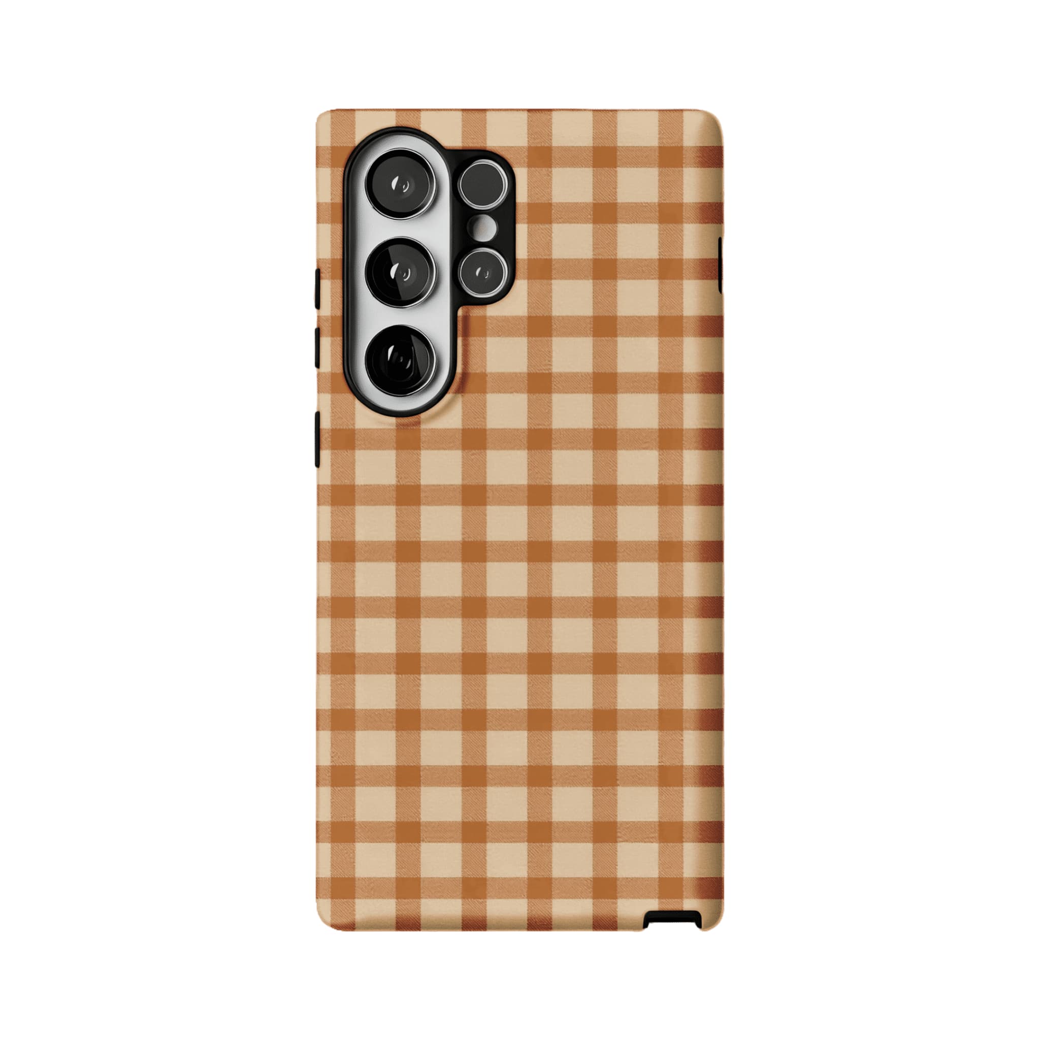 Classic Warm Gingham Plaid Shockproof Anti-slip iPhone Case