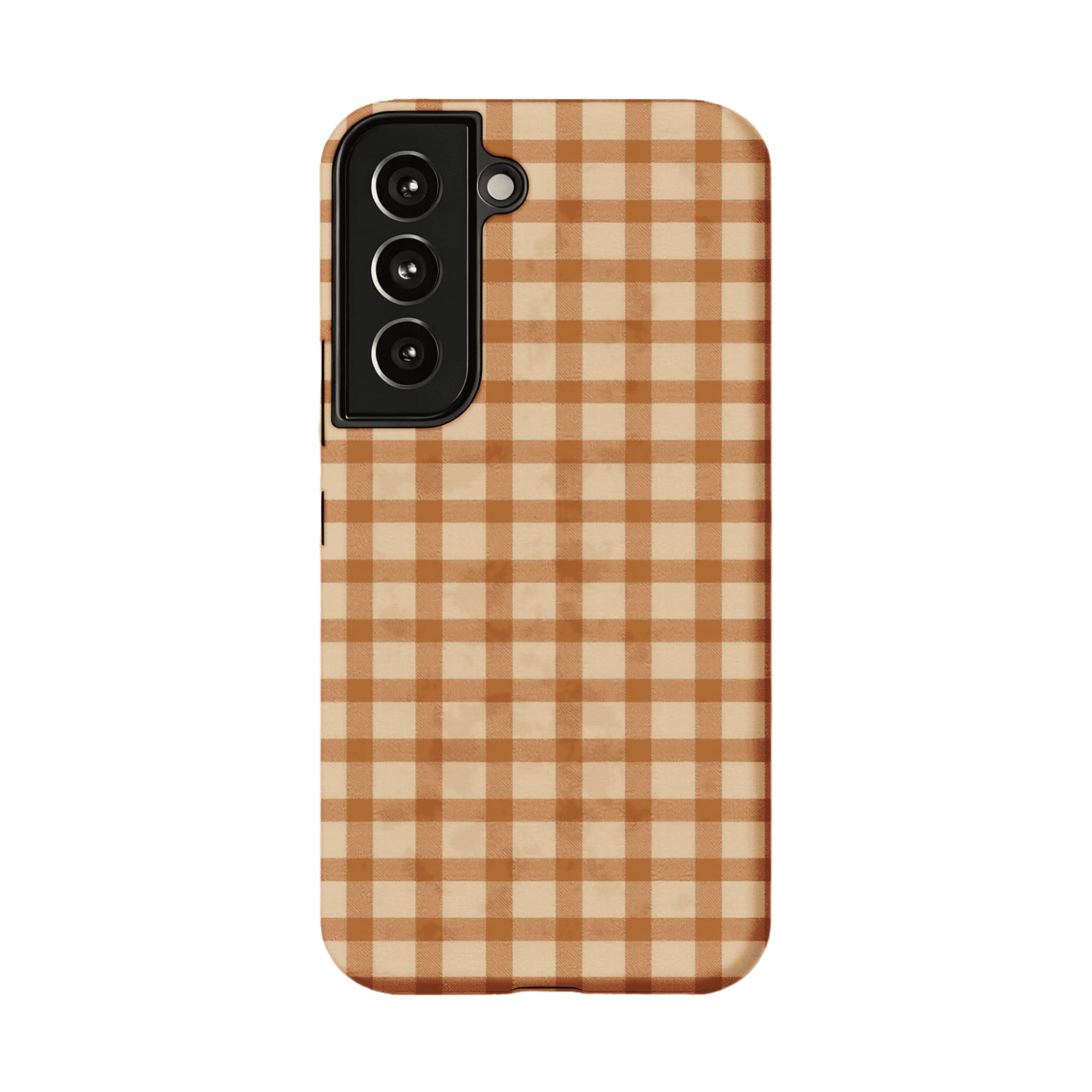 Classic Warm Gingham Plaid Shockproof Anti-slip iPhone Case