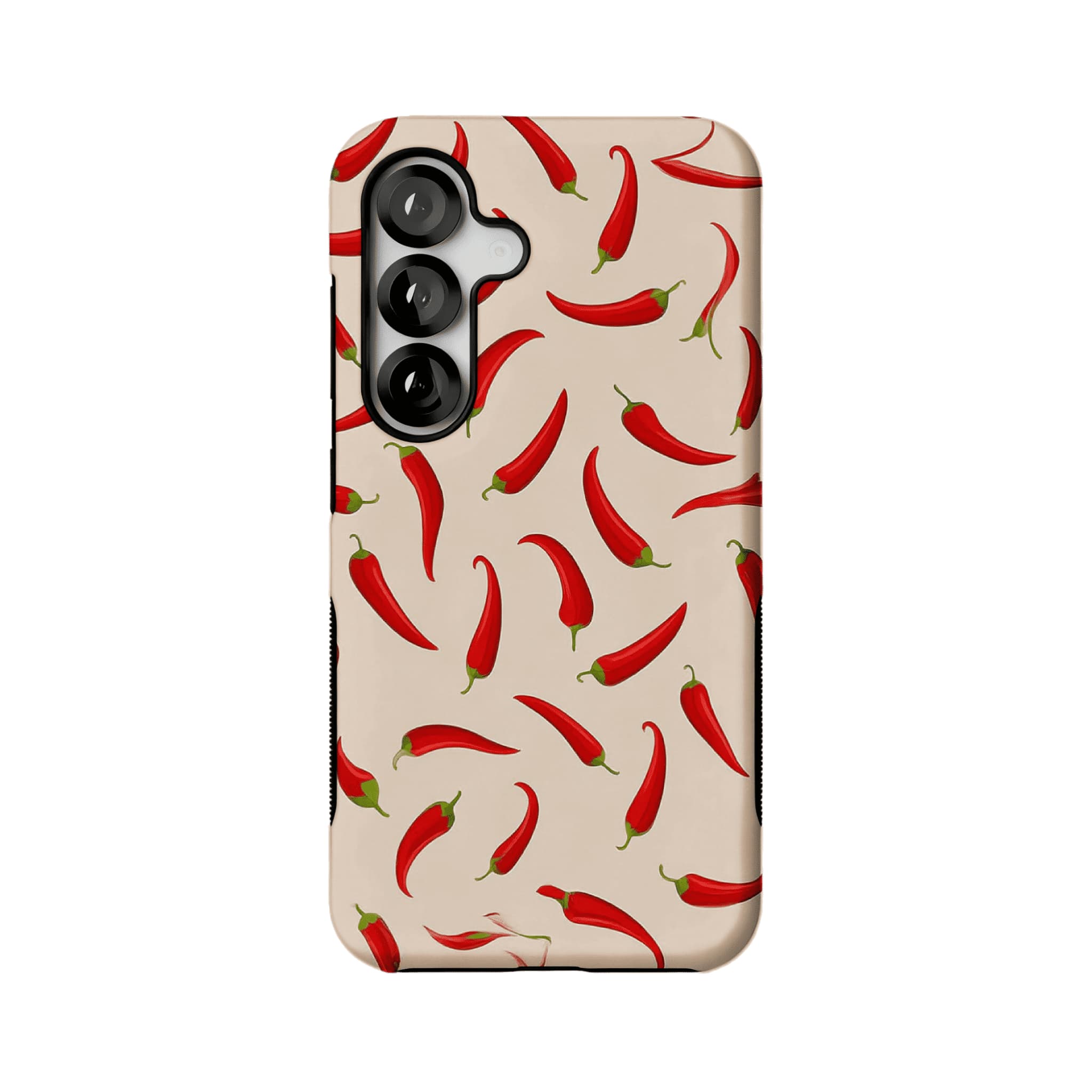 Bright Red Chili Pepper Vegetable Art Shockproof iPhone Case