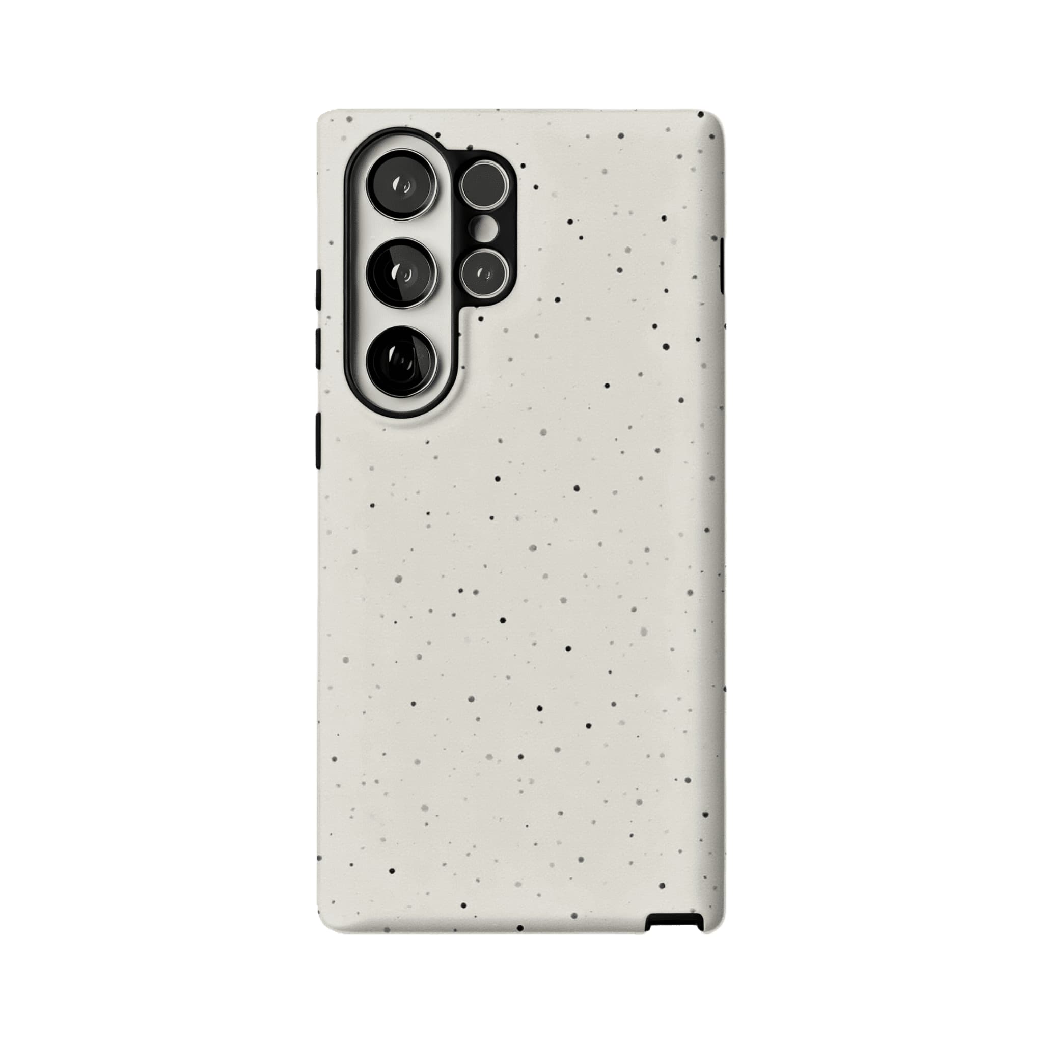 Neutral Monochrome Fine Ink Speckle Modern Minimal iPhone Cover