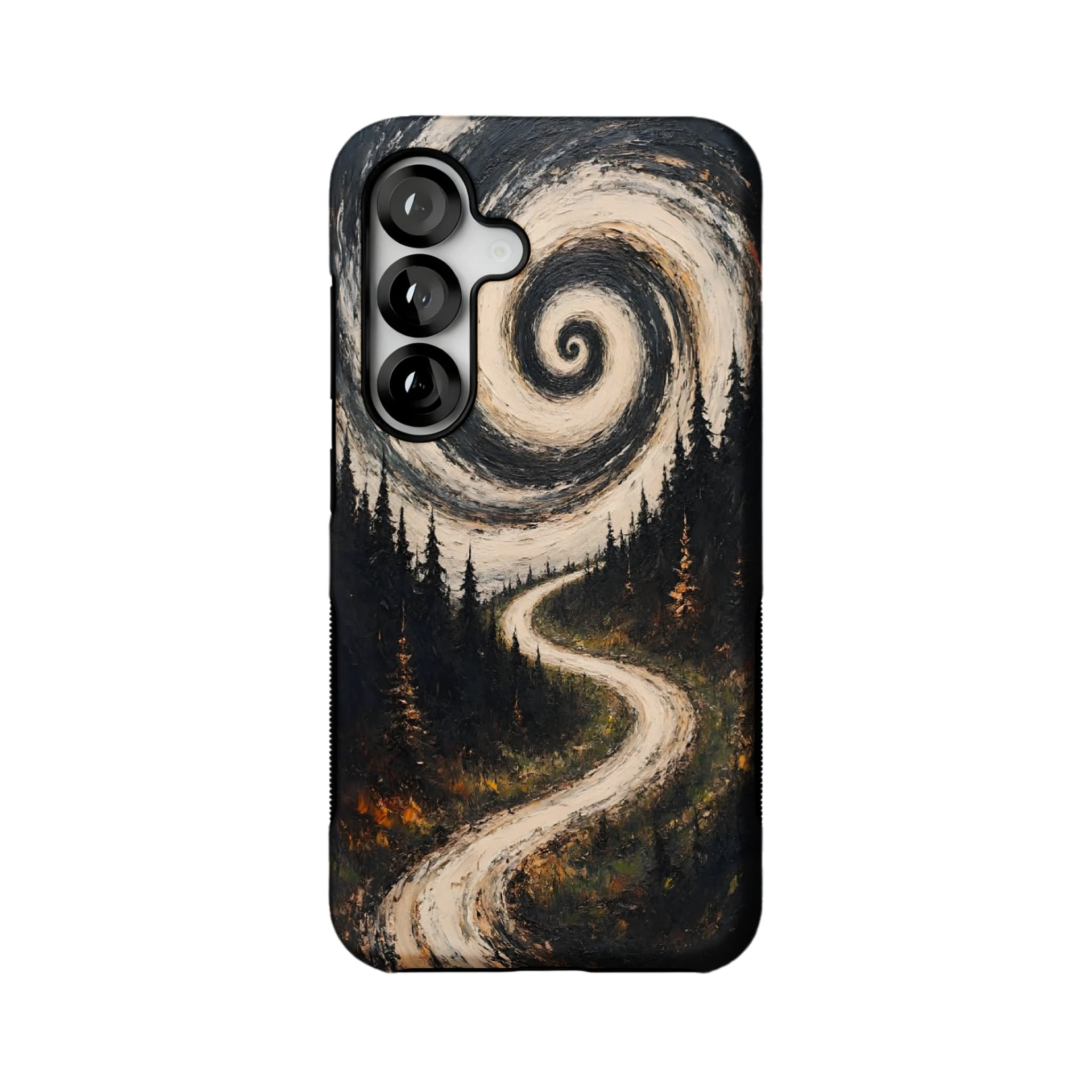 Swirl Sky Forest iPhone Case, Van Gogh Style Shockproof Cover