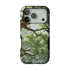 Fresh Green Ancient Tree Forest Phone Case, Anti-slip Shockproof iPhone Cover