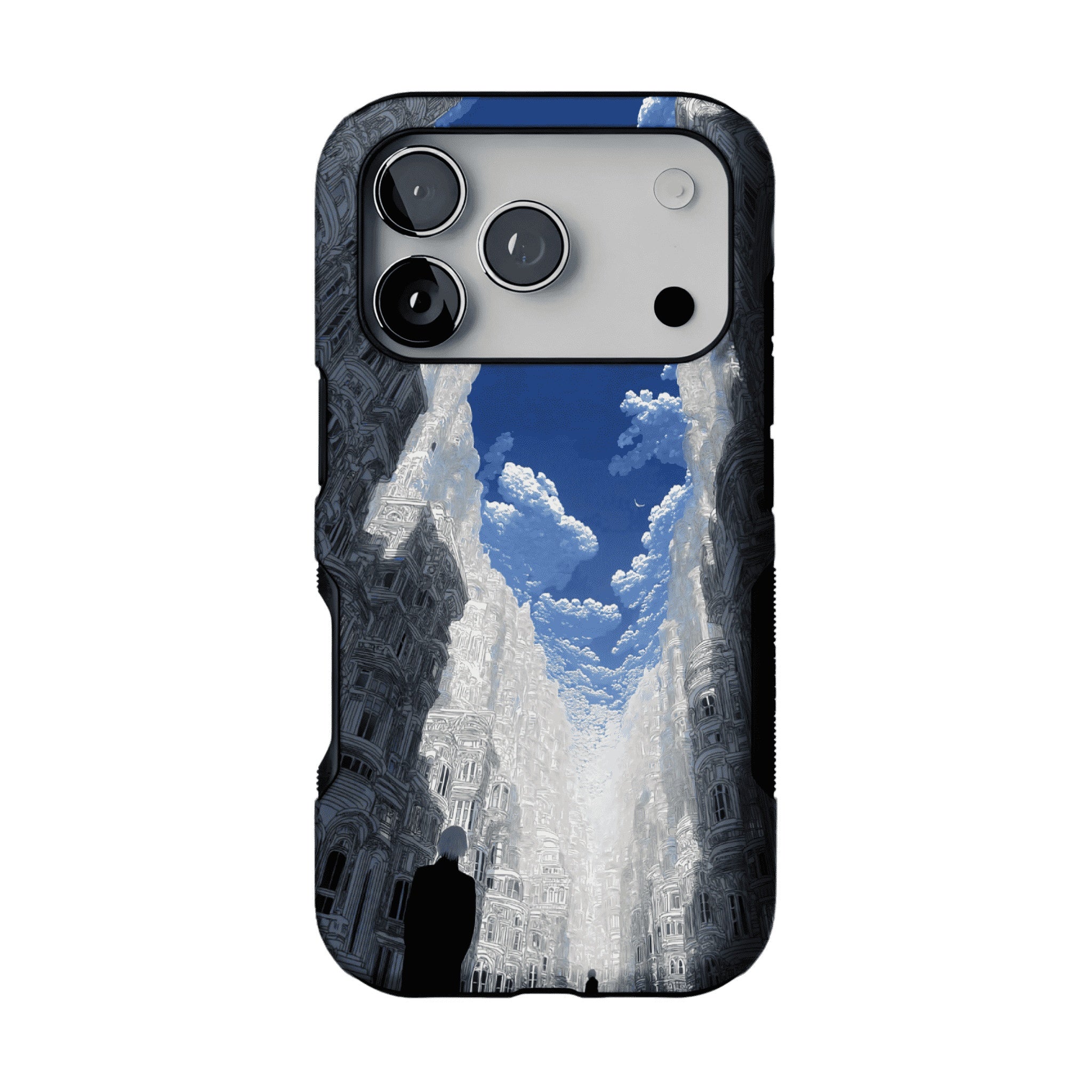 Surreal Fantasy Sky City Architecture Art iPhone Protective Cover
