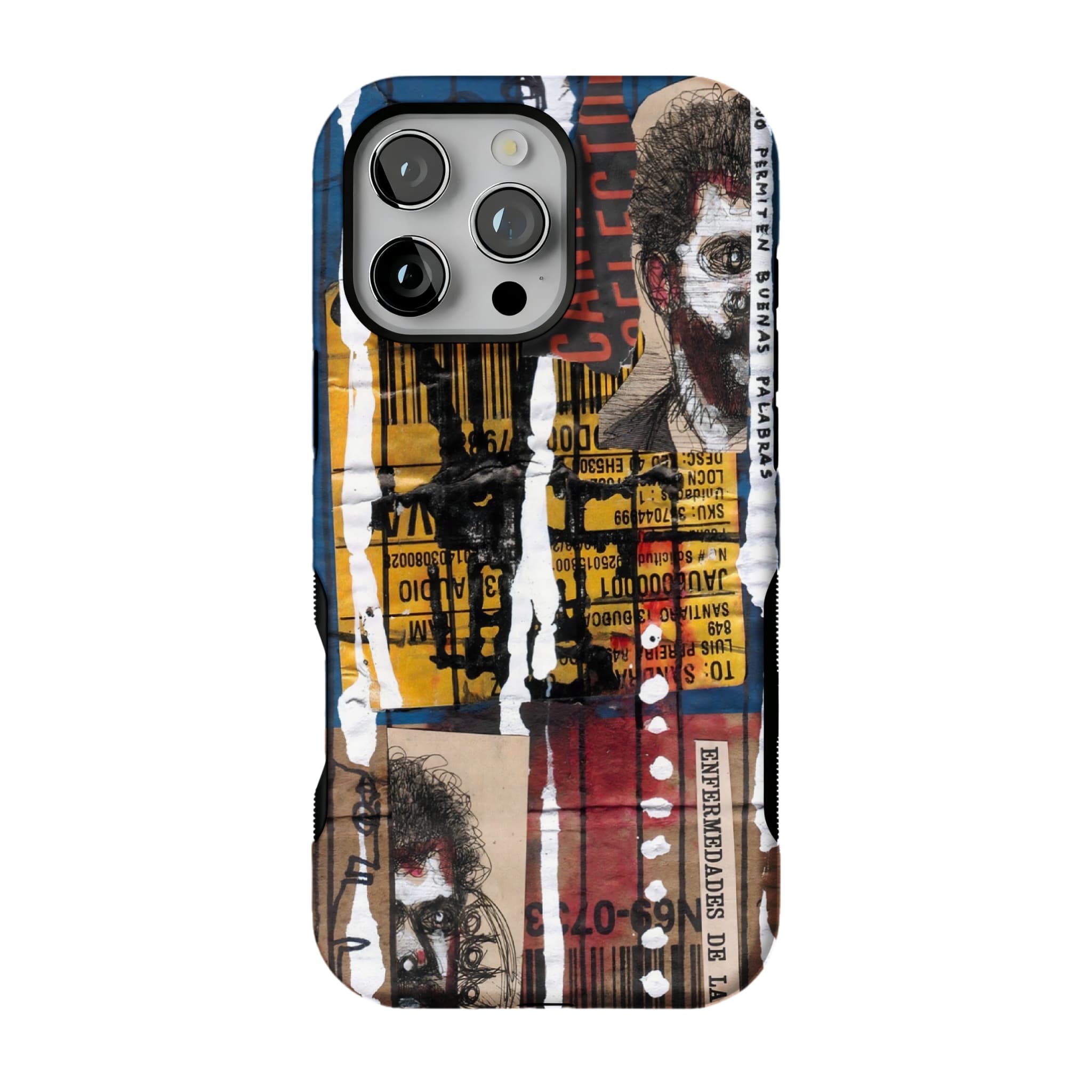 Grunge Collage Phone Case | Street Art Aesthetic Shockproof Case for Samsung & iPhone