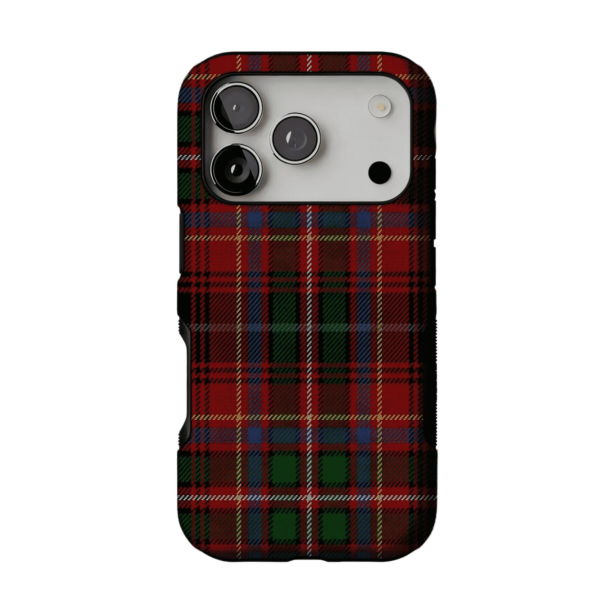 Classic Red Scottish Tartan Plaid Shockproof Anti-slip iPhone Cover