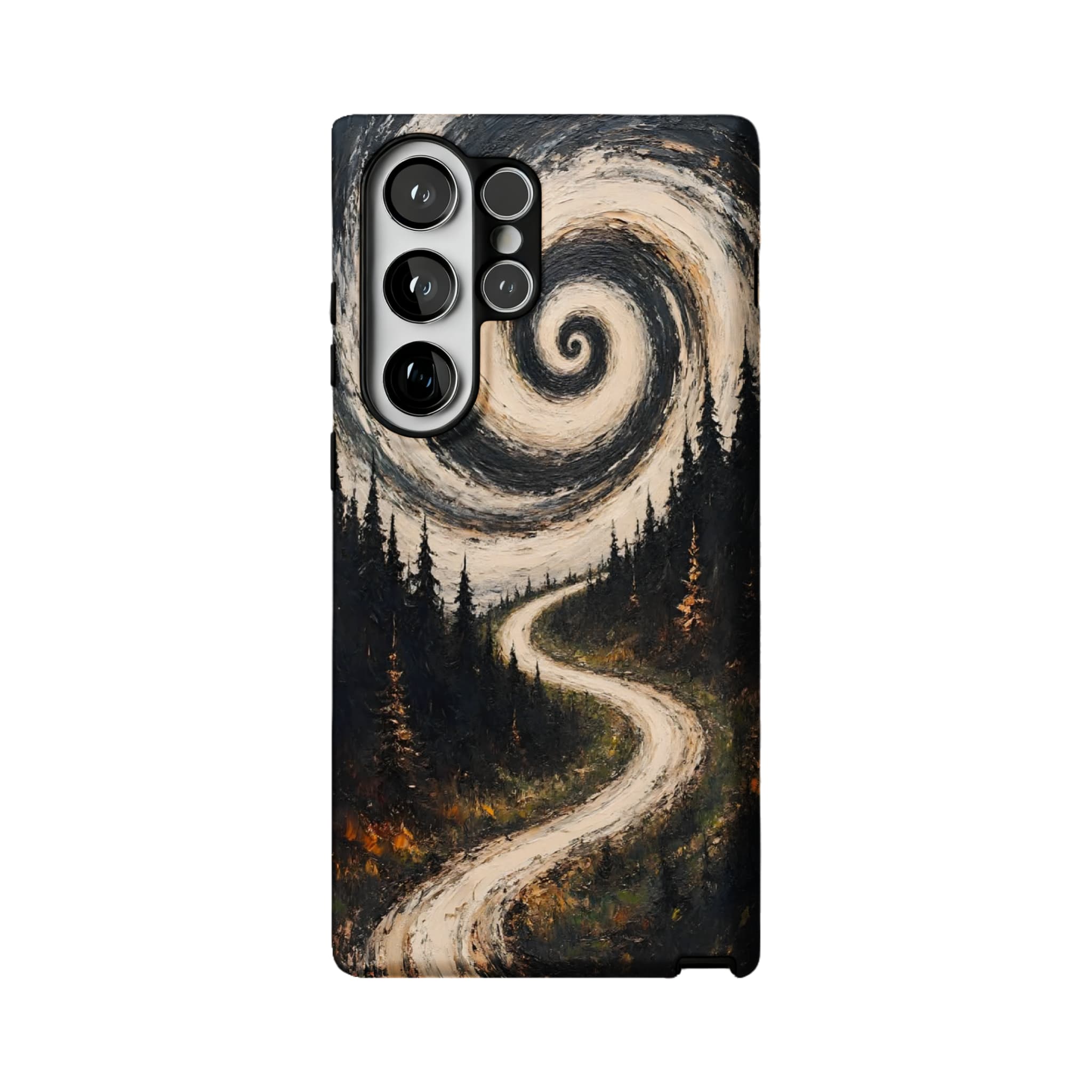 Swirl Sky Forest iPhone Case, Van Gogh Style Shockproof Cover