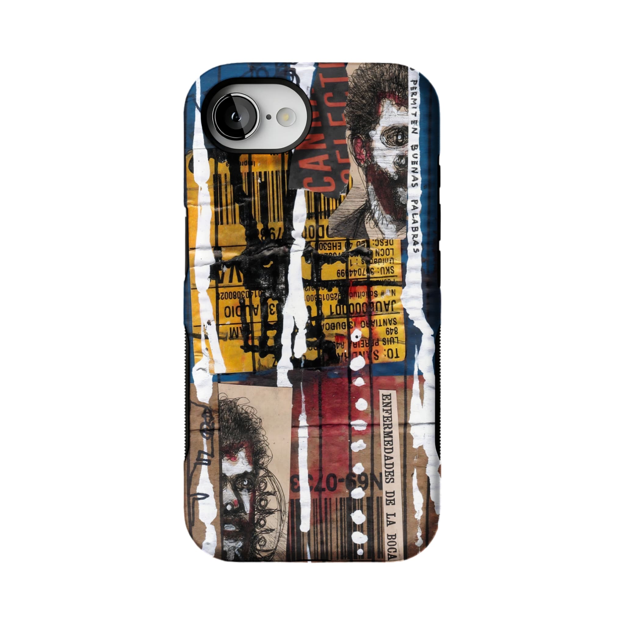 Grunge Collage Phone Case | Street Art Aesthetic Shockproof Case for Samsung & iPhone