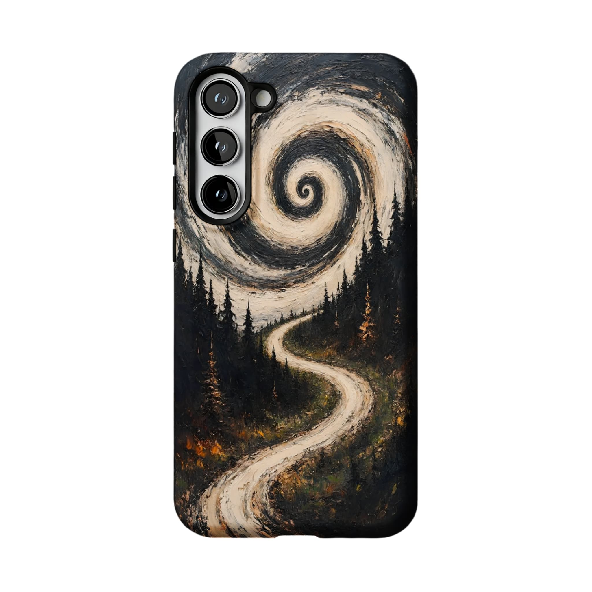 Swirl Sky Forest iPhone Case, Van Gogh Style Shockproof Cover