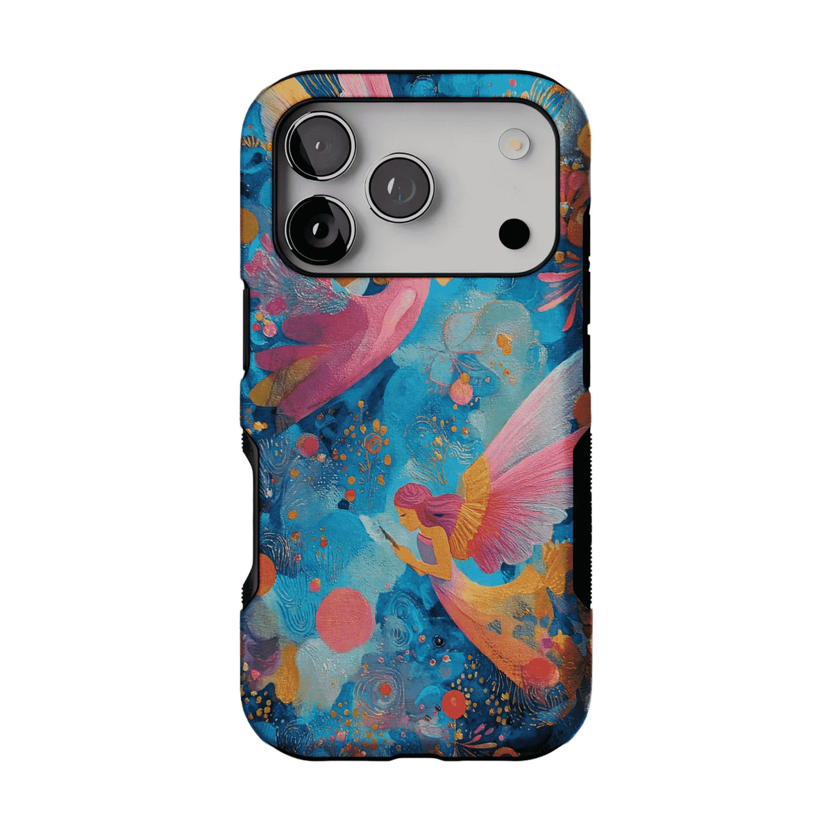 Vibrant Impasto Fairy Fantasy Oil Art iPhone Protective Cover