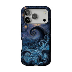 Starry Night Fantasy | Jack Skellington Gothic Halloween iPhone Case