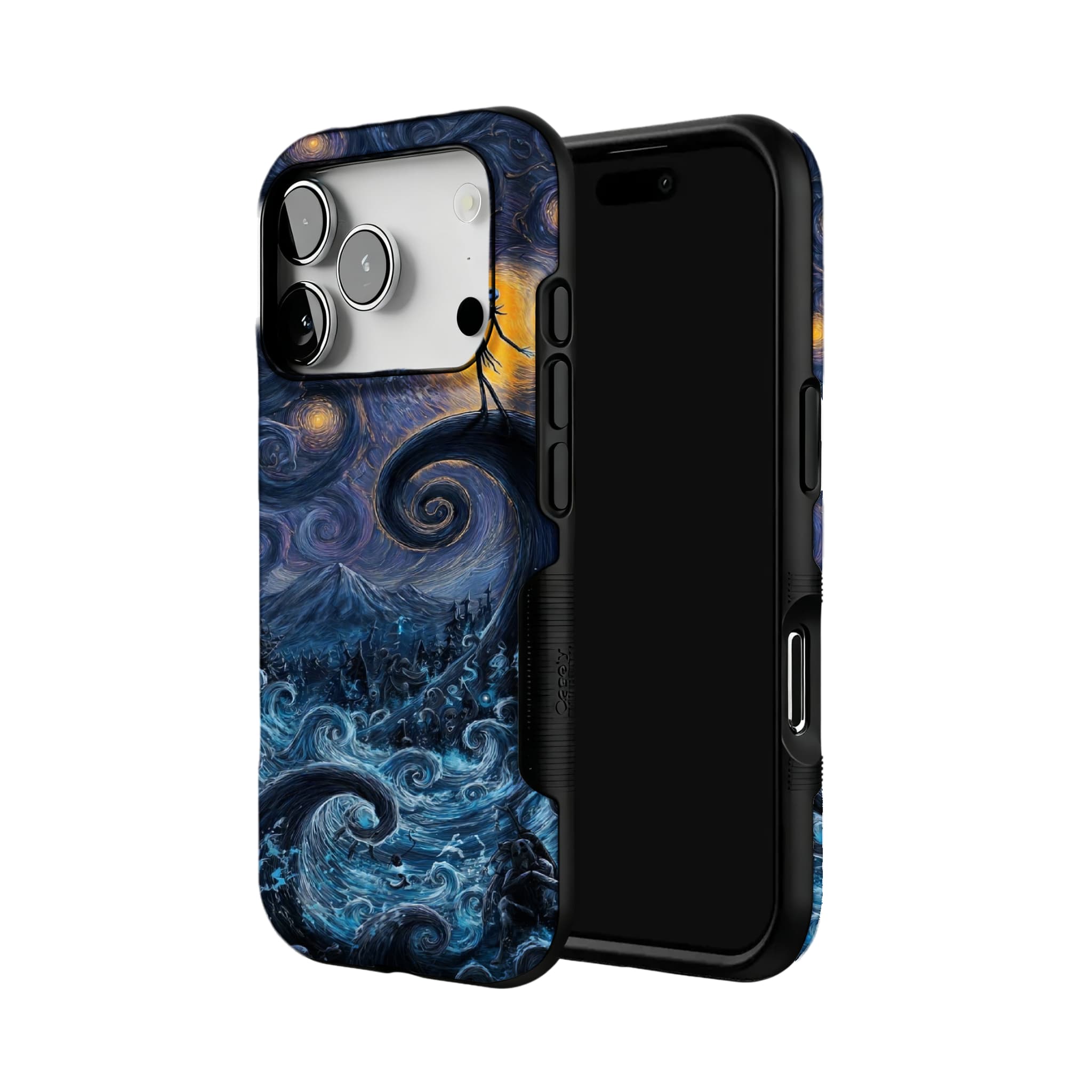 Starry Night Fantasy | Jack Skellington Gothic Halloween iPhone Case