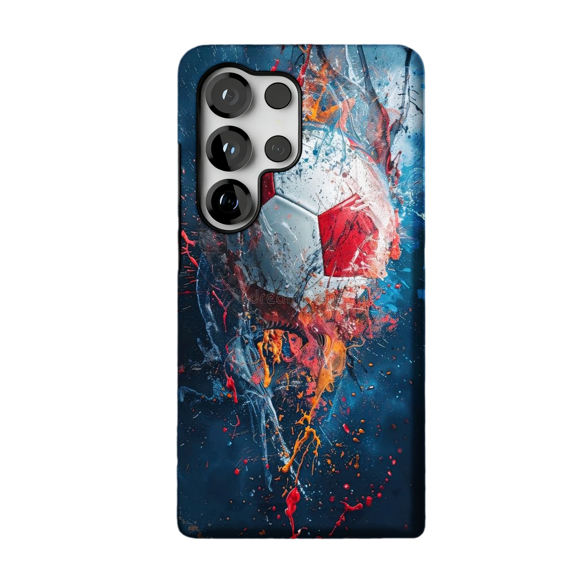 Soccer Ball Graffiti Phone Case, Abstract Sports Cover for iPhone