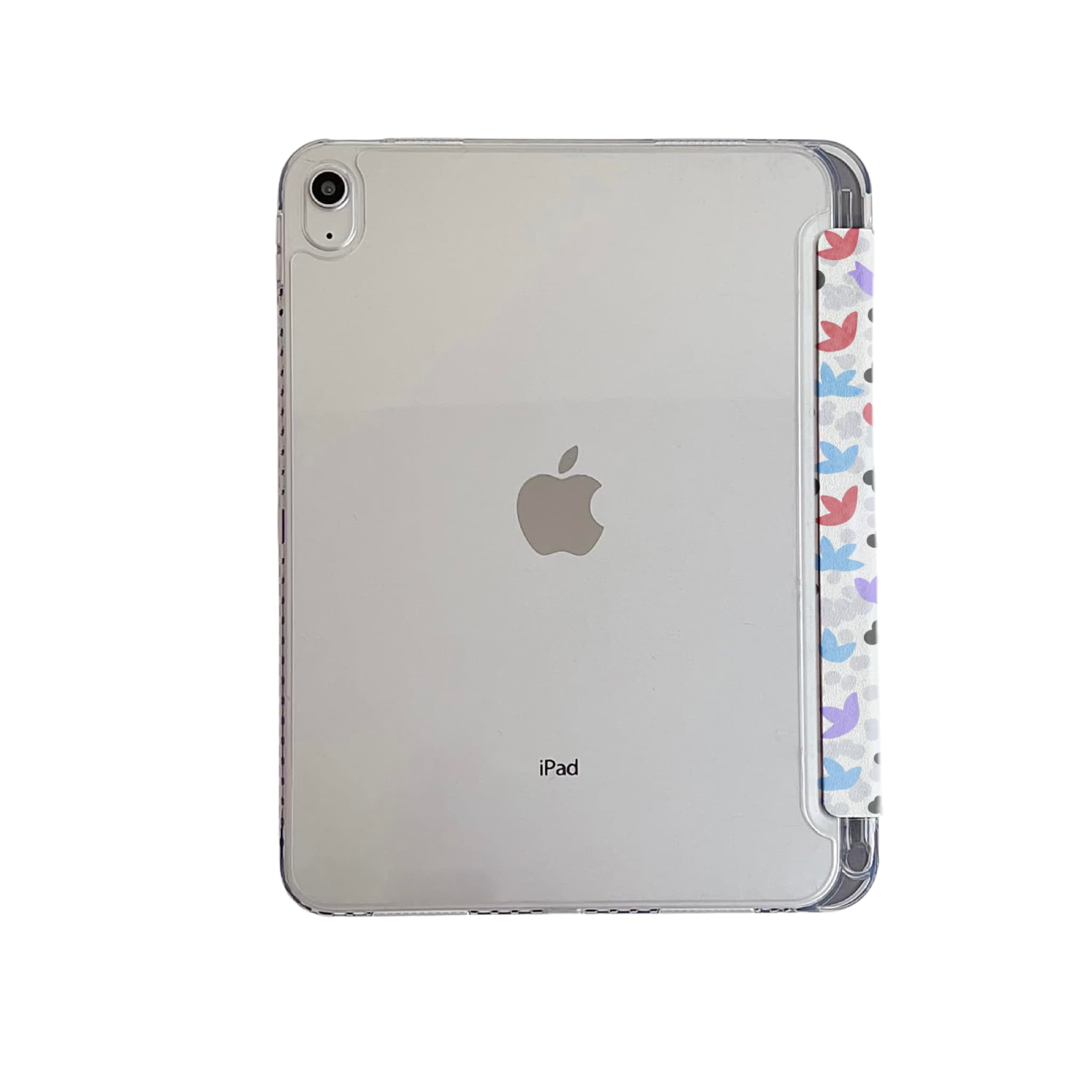 Hand Drawn Bird Illustration iPad Case Pastel Cloud Soft Protective