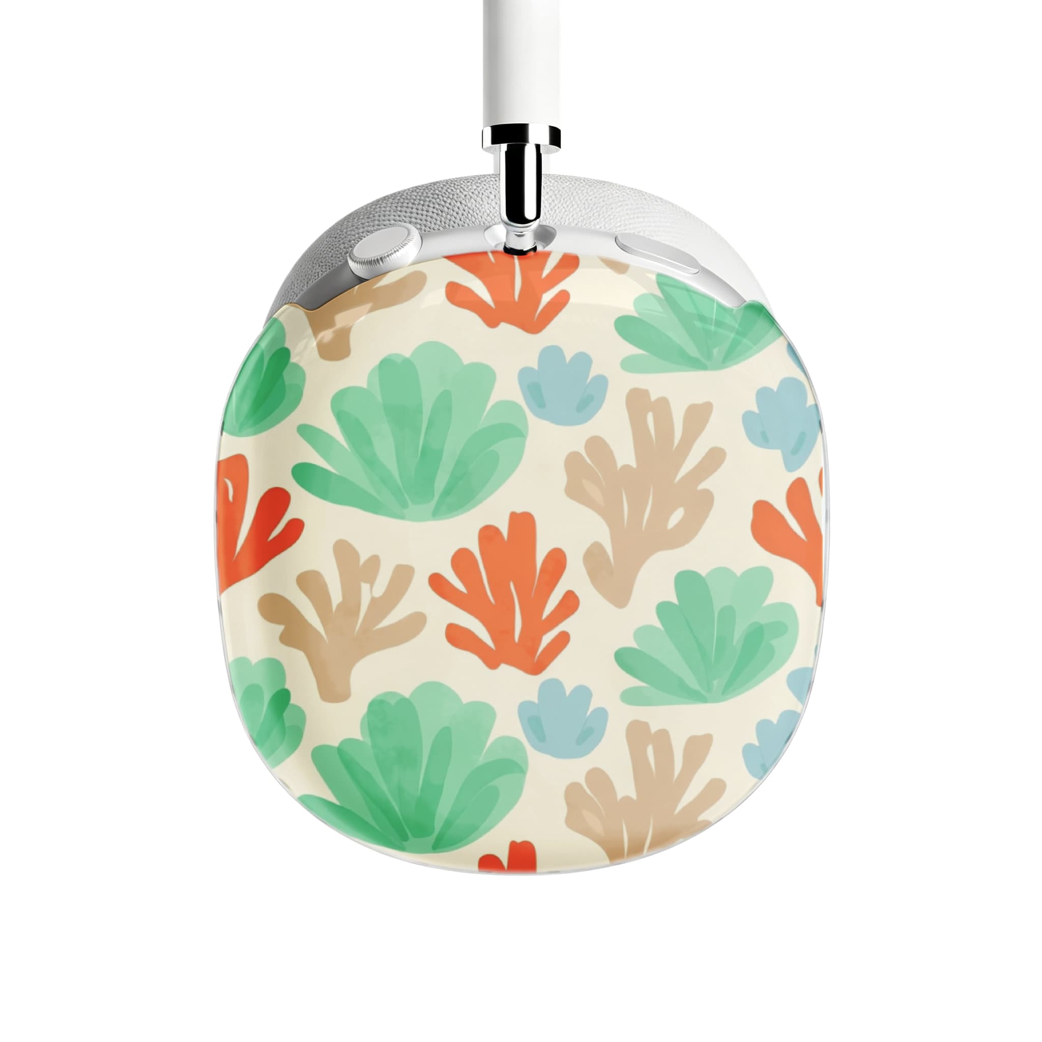 Watercolor Coral AirPods Max Case Hand Painted Soft TPU Protective