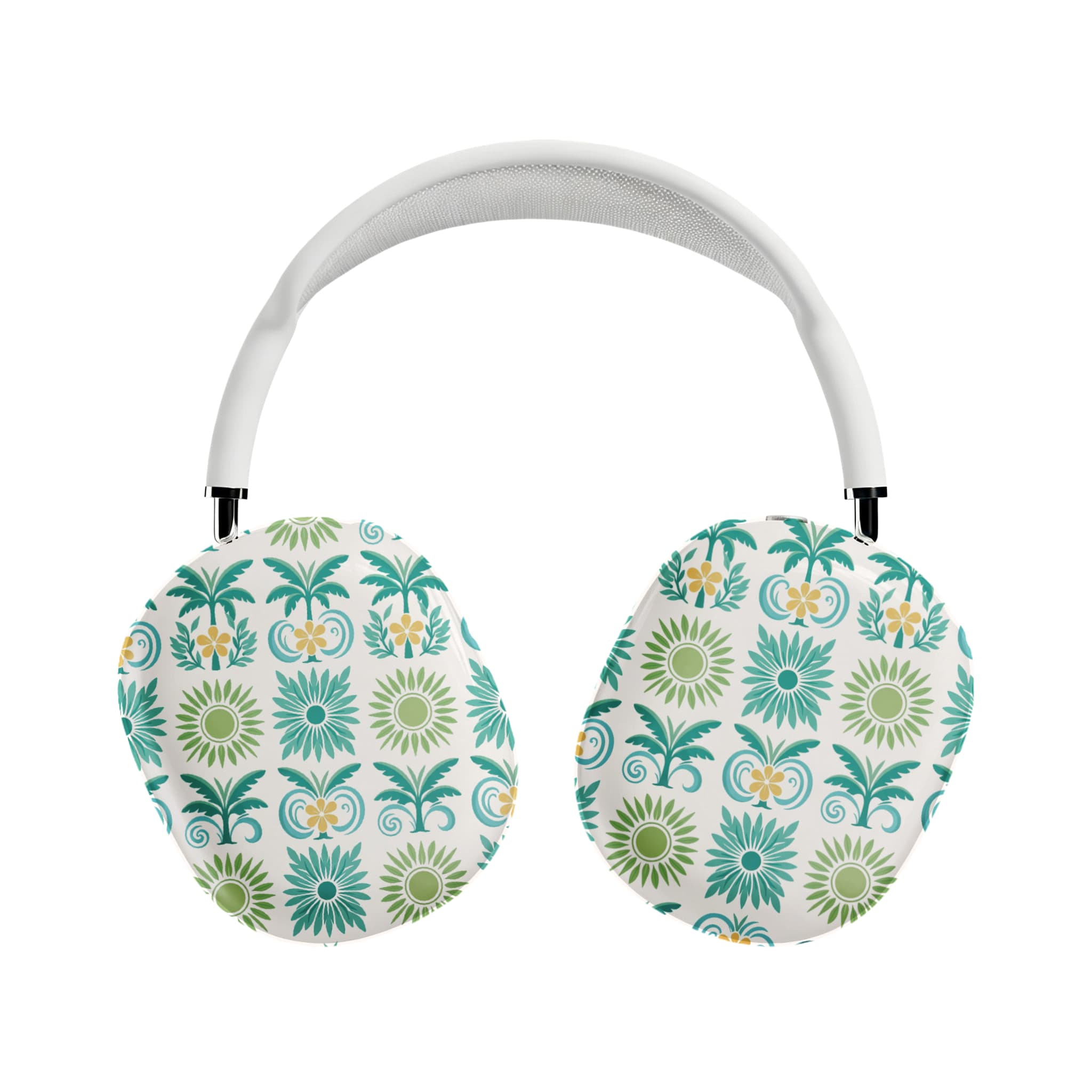 Tropical Palm AirPods Max Case Vintage Bohemian Soft TPU Protective