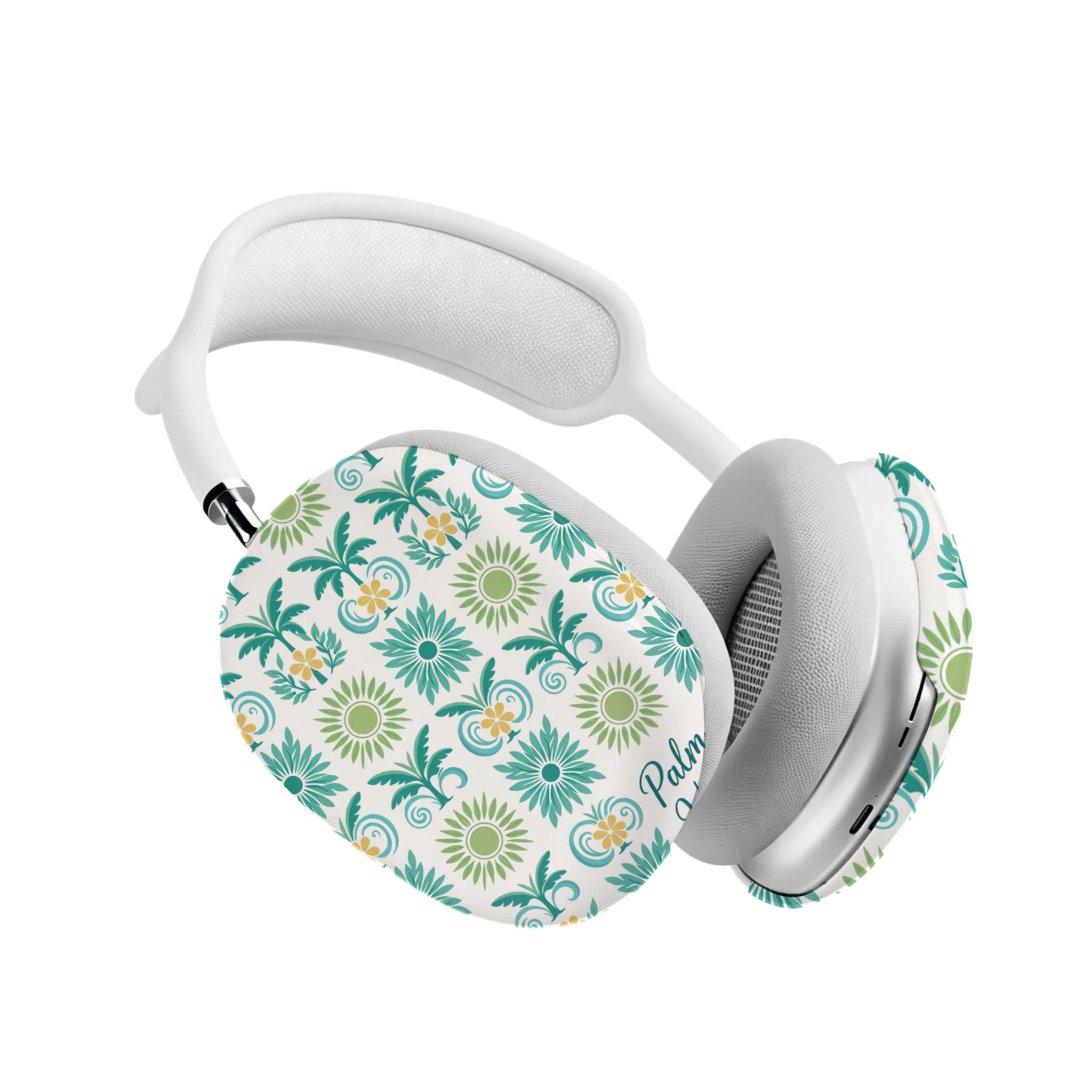 Tropical Palm AirPods Max Case Vintage Bohemian Soft TPU Protective