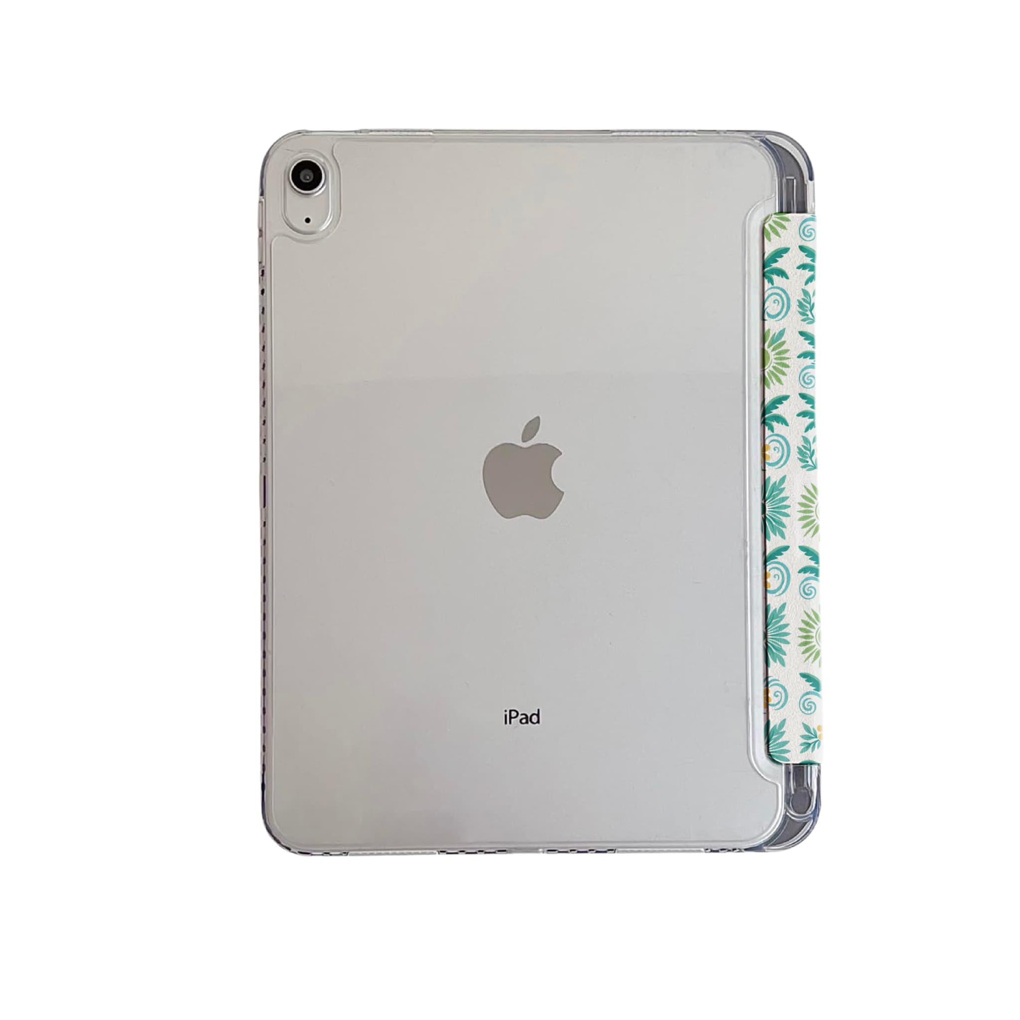 Tropical Palm Vibes iPad Case Vintage Bohemian Teal Floral Protective