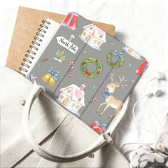 Healing Watercolor Christmas iPad Case Winter Holiday Protective Soft