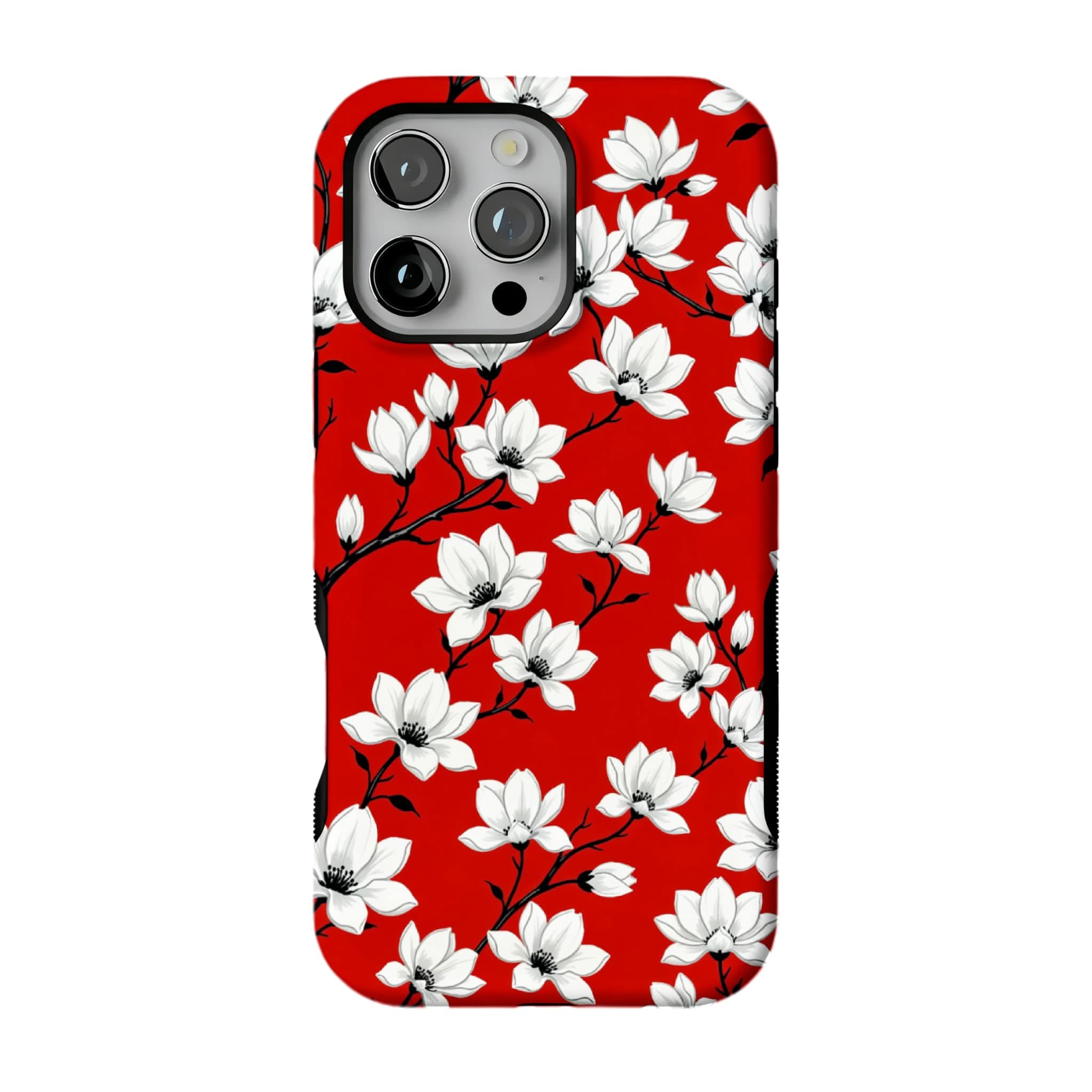 Chinese Hand-Painted Magnolia Phone Case for iphone