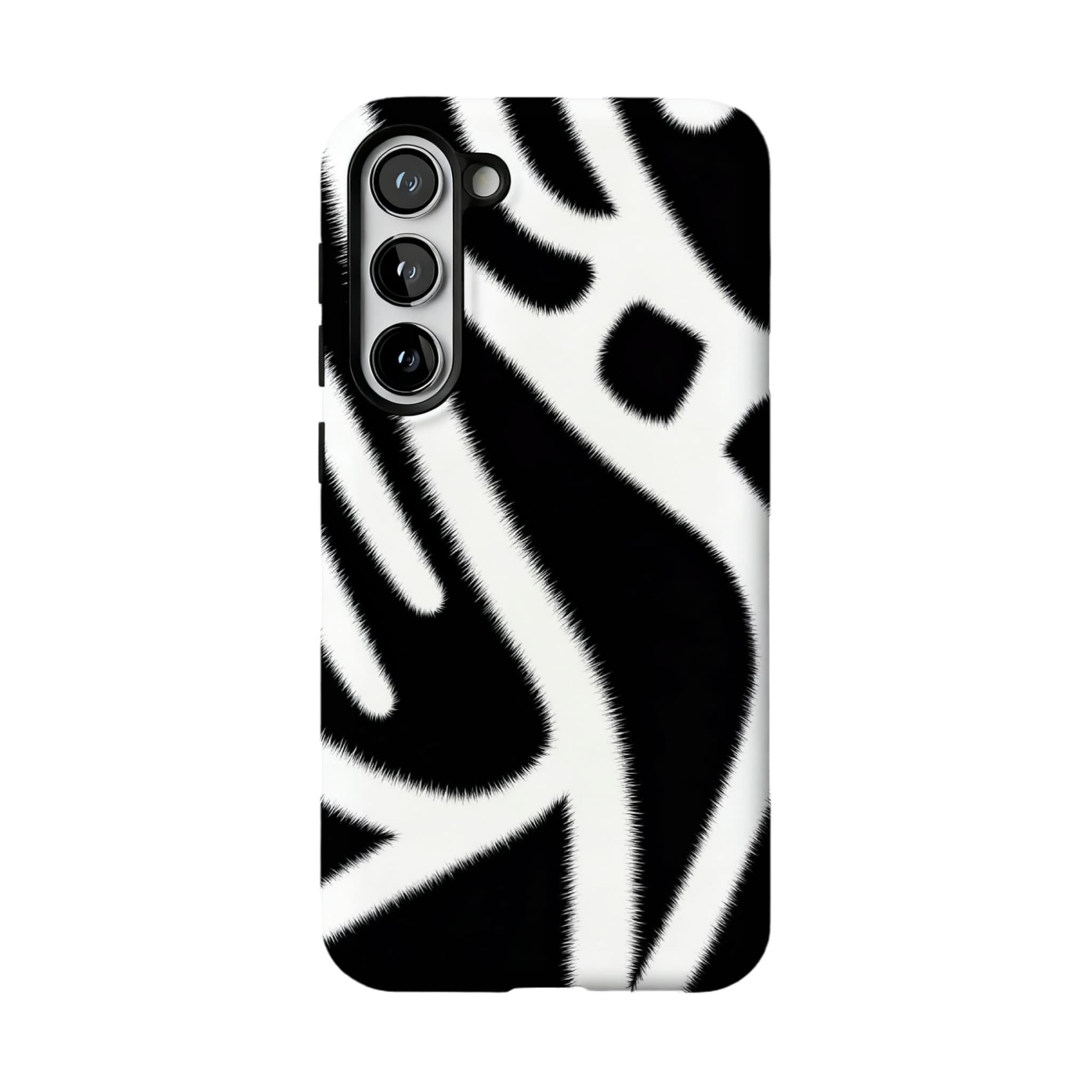 Zebra Print Samsung Galaxy Case Classic Black White Animal Stripe Protective