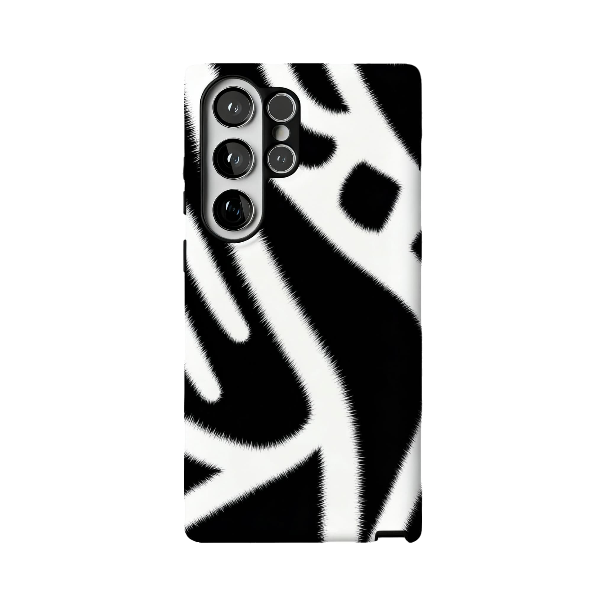 Zebra Print Samsung Galaxy Case Classic Black White Animal Stripe Protective