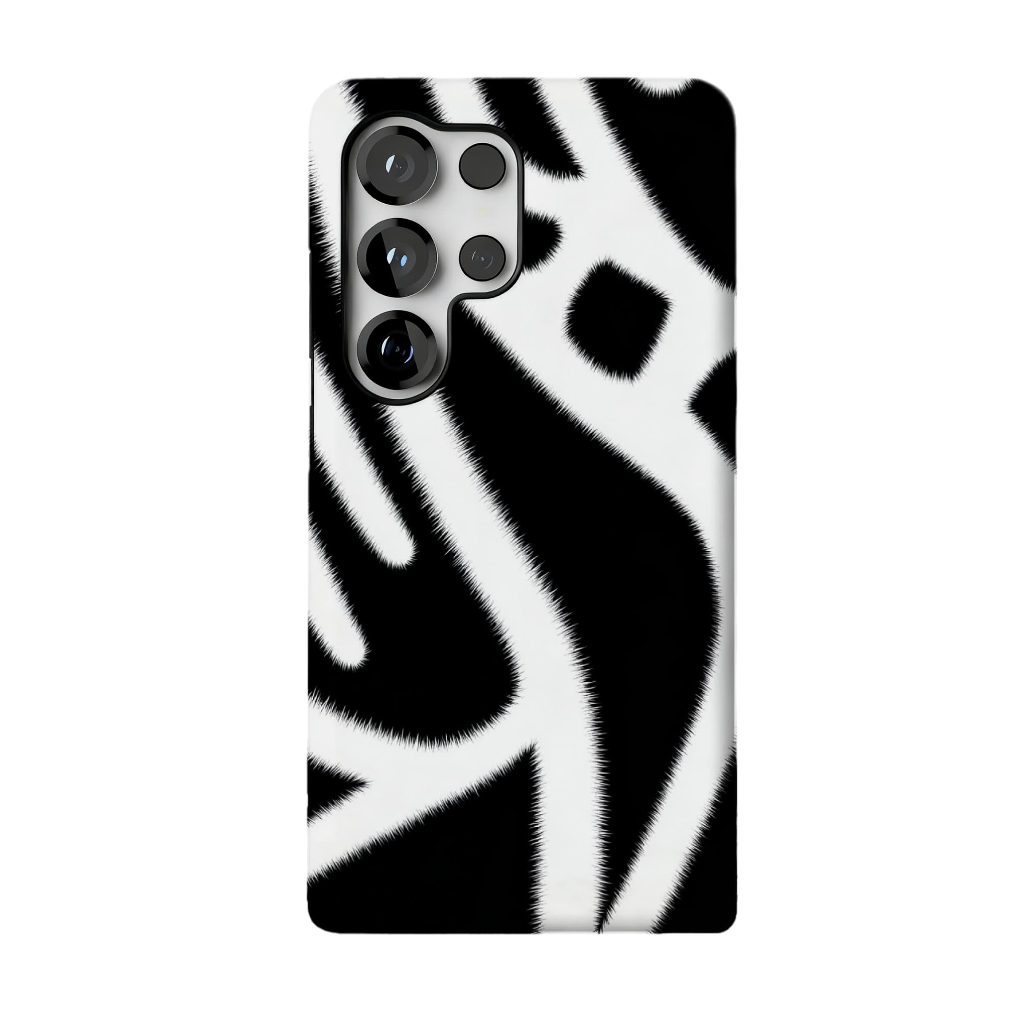 Zebra Print Samsung Galaxy Case Classic Black White Animal Stripe Protective