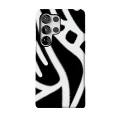 Zebra Print Samsung Galaxy Case Classic Black White Animal Stripe Protective
